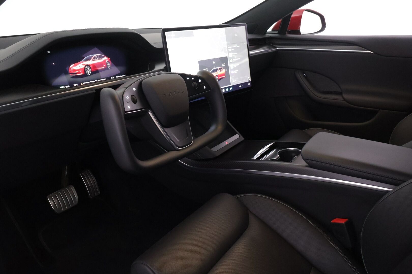 Tesla Model S 2023 Plaid - | Suomi-auto | Plaid | Ilm. Nahat | Yoke ratti | Ilma-alusta | Prem. Audio | ILP | Adapt. LED |