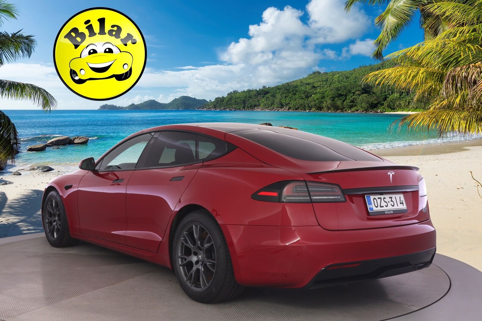 Tesla Model S 2023 Plaid - | Suomi-auto | Plaid | Ilm. Nahat | Yoke ratti | Ilma-alusta | Prem. Audio | ILP | Adapt. LED |