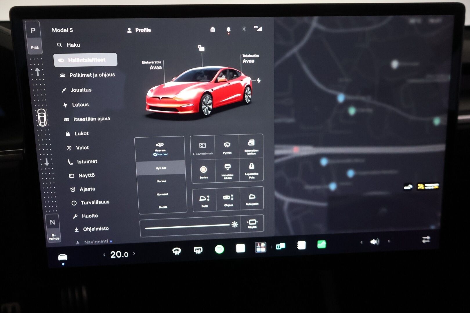 Tesla Model S 2023 Plaid - | Suomi-auto | Plaid | Ilm. Nahat | Yoke ratti | Ilma-alusta | Prem. Audio | ILP | Adapt. LED |