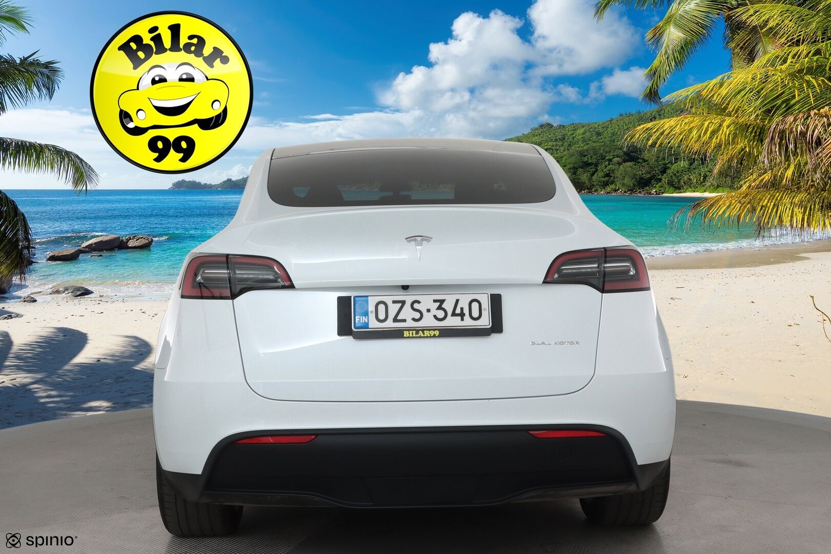 Tesla Model Y 2023 Long Range ** Koukku / Lämpöpumppu / Lasikatto / Matrix-LED / Adapt.Vakkari / P.Kamera / Muistipenkki / Navi / Keyless** - 3,99 % KORKOTARJOUS TÄHÄN AUTOON - Suomi-auto / Kahdet Renkaat