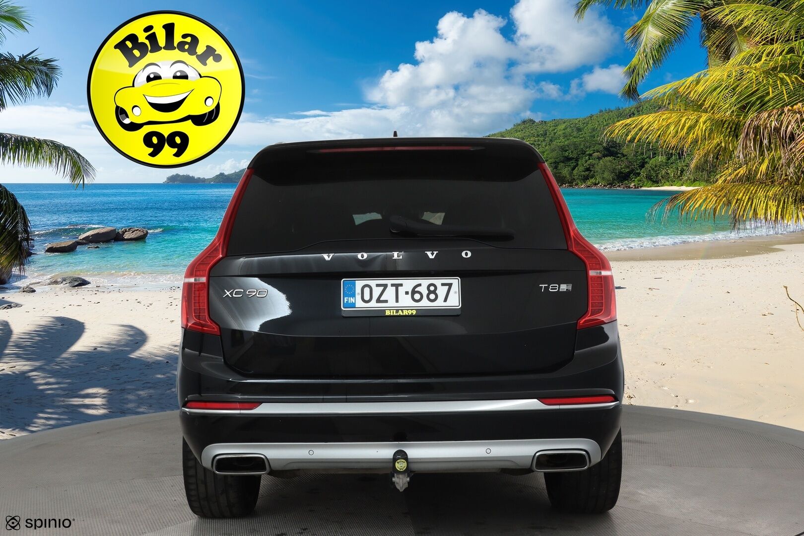 Volvo XC90 2020 T8 AWD Inscription aut **Adapt.vakkari / Muistipenkit hieronnalla / 360.kamera / Full LED / 7P / Koukku / H&K / Webasto** - 3,99 % KORKOTARJOUS TÄHÄN AUTOON - Kahdet renkaat aluvanteilla / Ilma-alusta / Ilmastoidut ruskeat nahat / BLIS / Digimittaristo / Sähköluukku / HUD / Hyvät varusteet!
