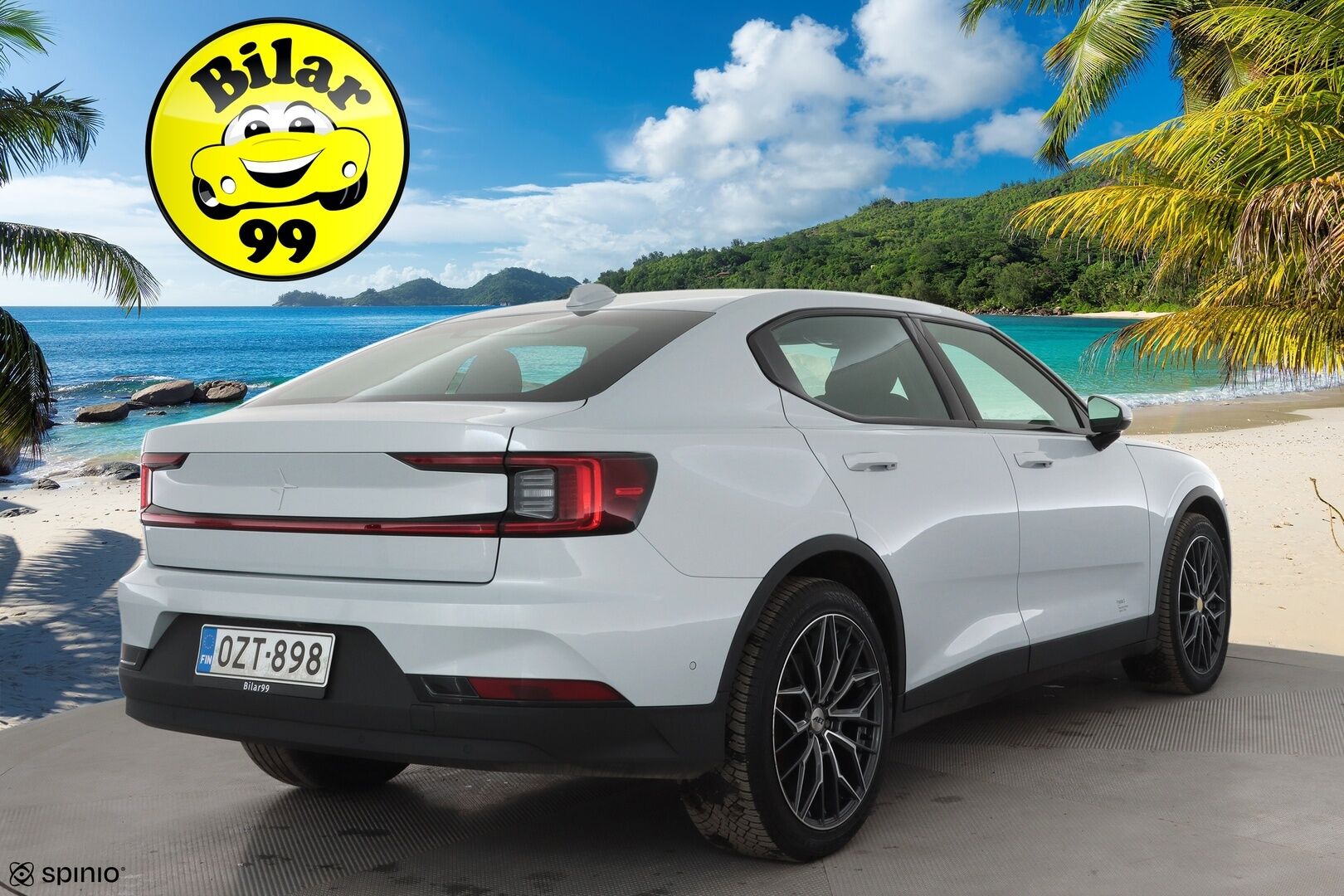 Polestar 2 2023 Standard Range Single Motor, 170kW * ACC / 360 / Koukku / LED / Muistipenkki / Navi / Keyless * - 1-om Suomi-auto / Akku kuntotarkastettu SoH 94,1% / Kahdet renkaat aluvanteilla