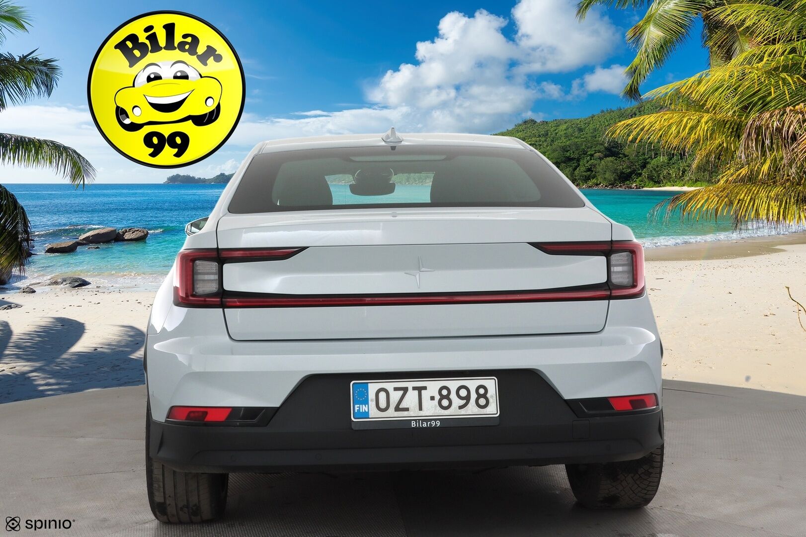 Polestar 2 2023 Standard Range Single Motor, 170kW * ACC / 360 / Koukku / LED / Muistipenkki / Navi / Keyless * - 1-om Suomi-auto / Akku kuntotarkastettu SoH 94,1% / Kahdet renkaat aluvanteilla