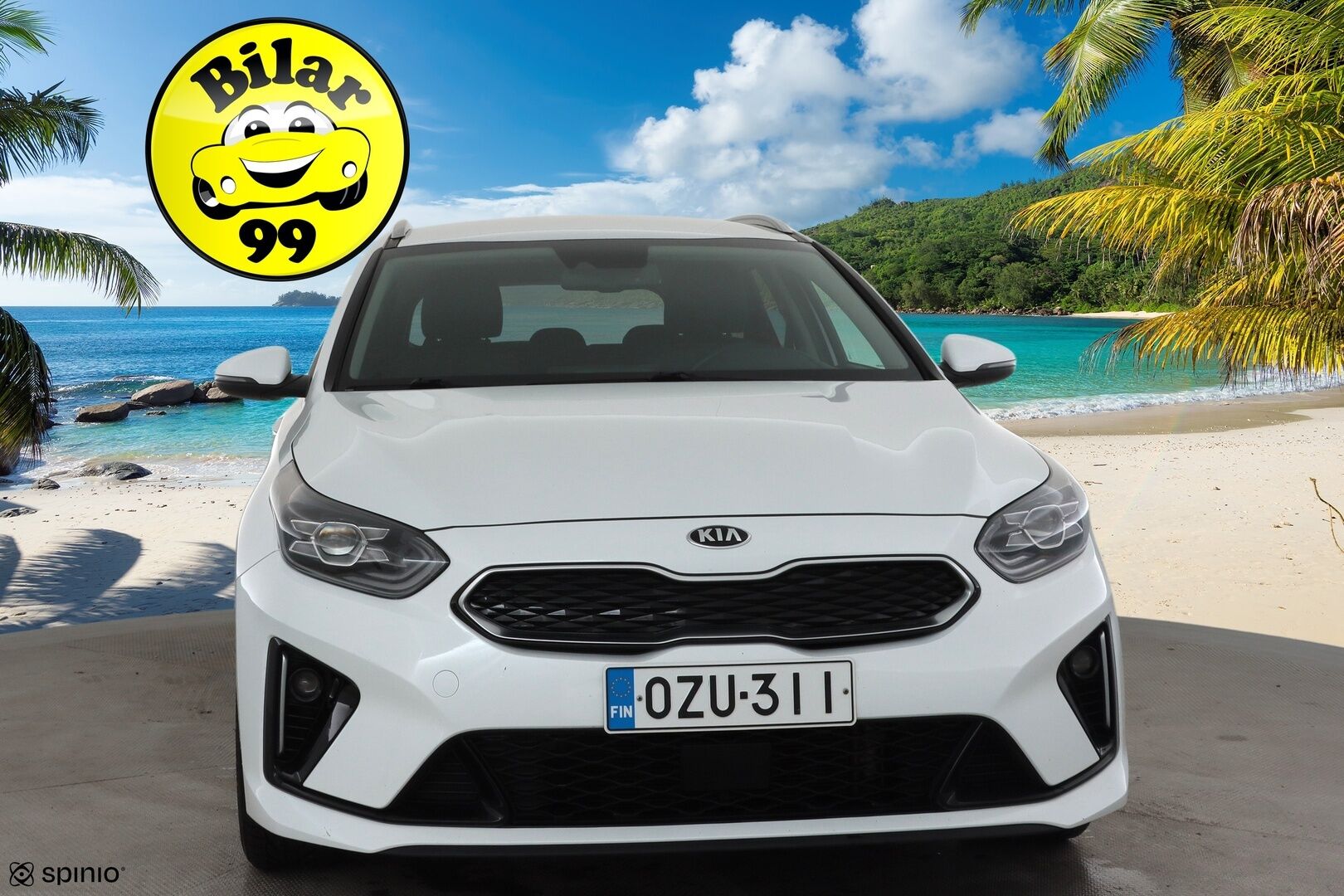 Kia Ceed 2020 1,6 GDI Plug-In Hybrid EX SW DCT * ACC / P.kamera / LED / Navi / KeylessGo / Puolinahat / Koukku * - Kahdet renkaat aluvanteilla