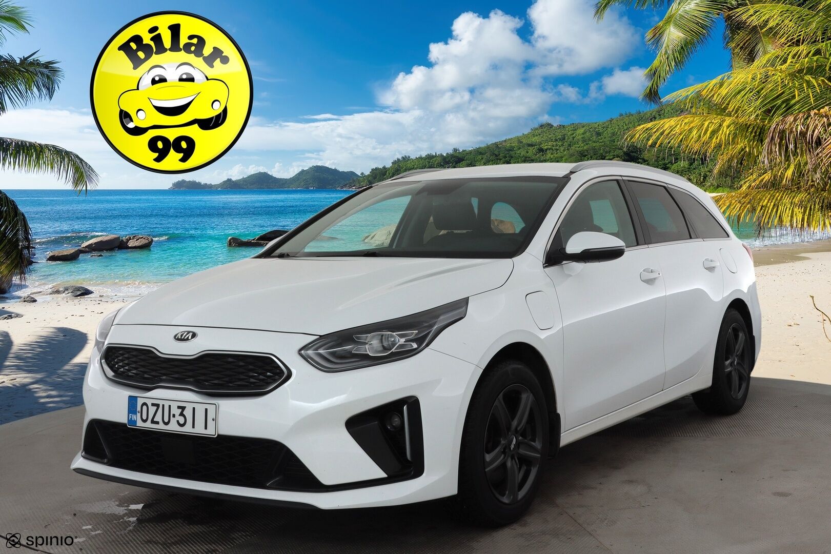 Kia Ceed 2020 1,6 GDI Plug-In Hybrid EX SW DCT * ACC / P.kamera / LED / Navi / KeylessGo / Puolinahat / Koukku * - Kahdet renkaat aluvanteilla - HULLUT JOULUT KORKOTARJOUS 2,49% 