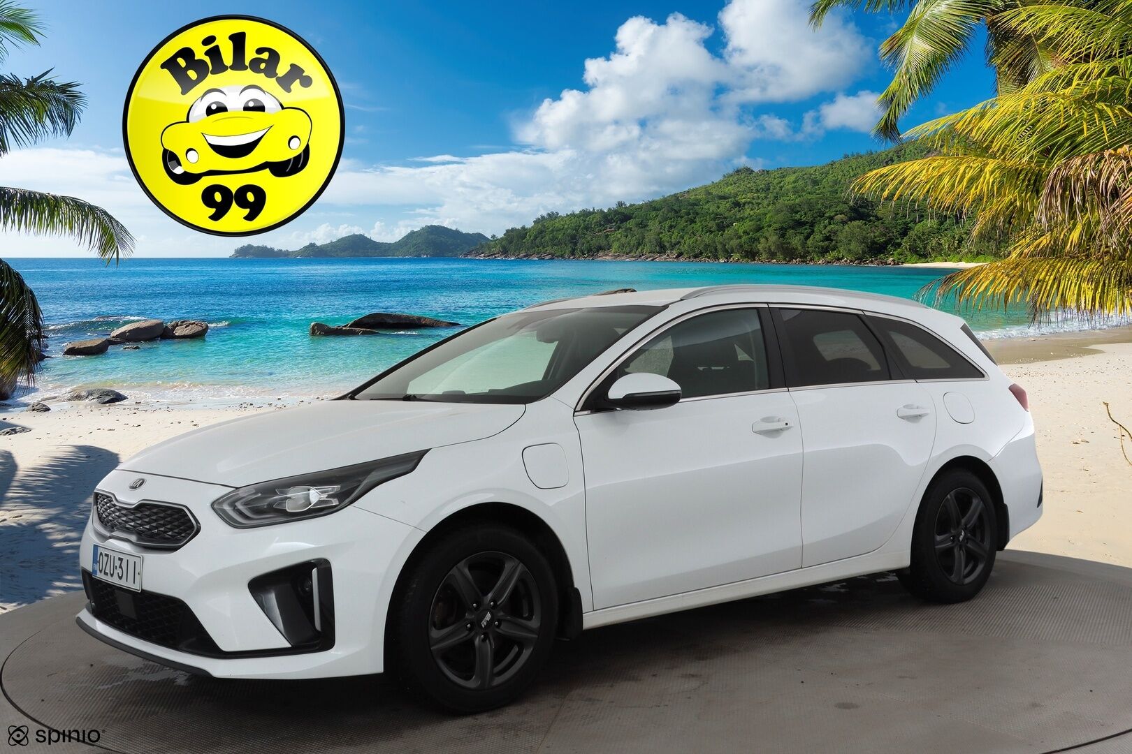 Kia Ceed 2020 1,6 GDI Plug-In Hybrid EX SW DCT * ACC / P.kamera / LED / Navi / KeylessGo / Puolinahat / Koukku * - Kahdet renkaat aluvanteilla