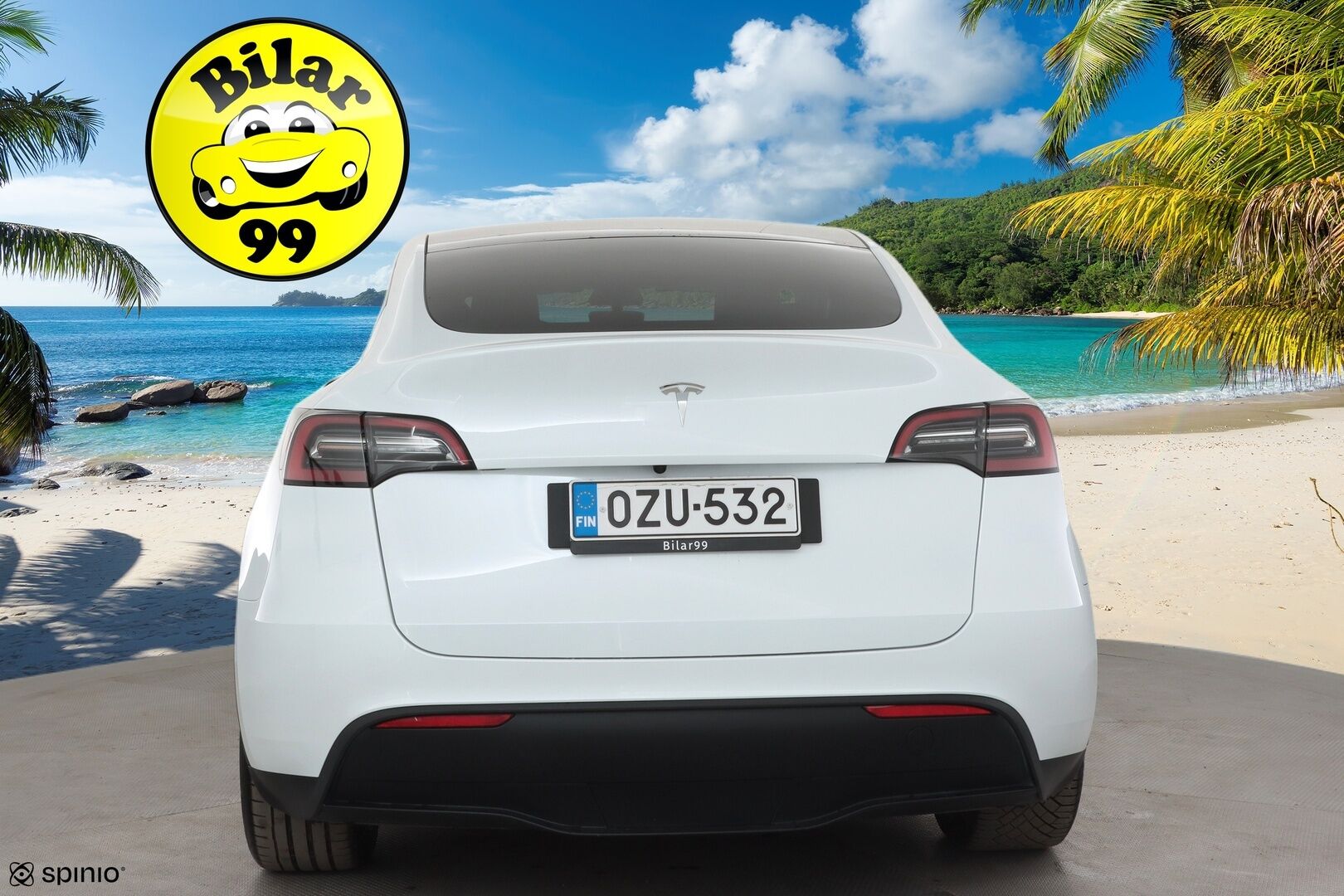 Tesla Model Y 2023 RWD * Koukku / ILP / ACC / Lasikatto / Premium Audio / P.Kamera / Matrix-LED / Muistipenkki / Kaistavahti * - 1-om Suomi-auto / 2x Latauskaapelit / Kahdet renkaat aluvanteilla