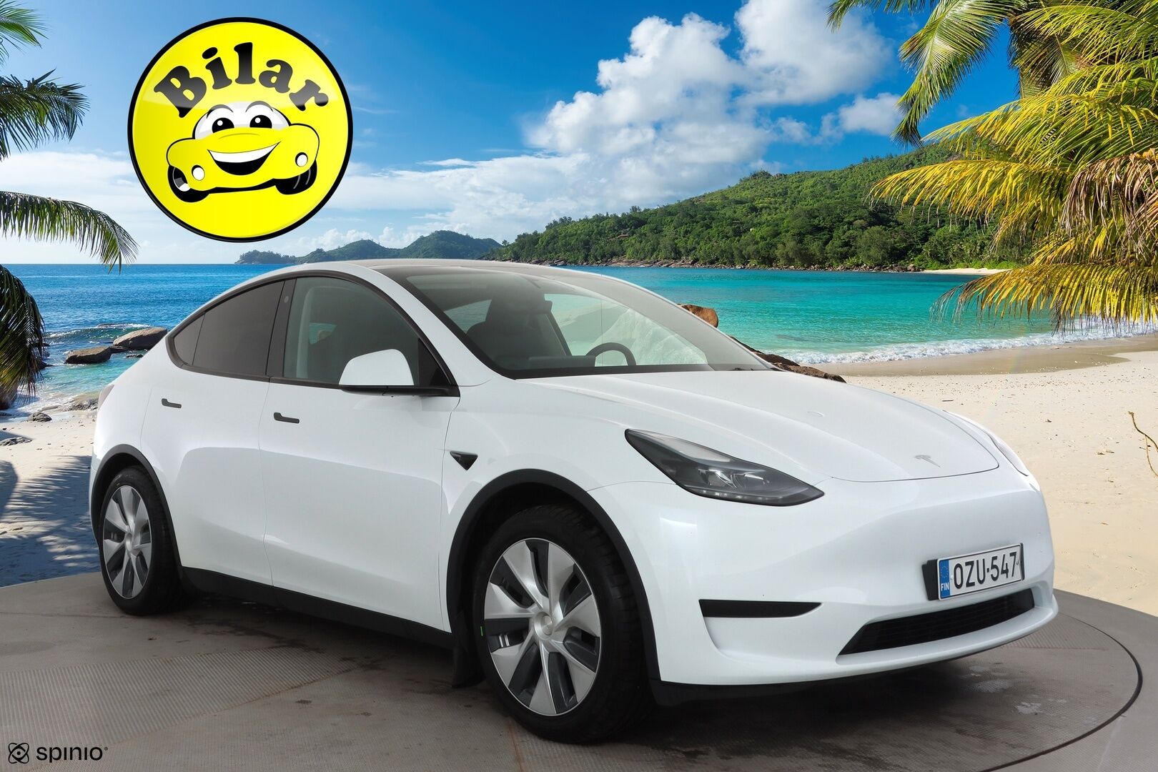 Tesla Model Y 2023 RWD - | ACC | ILP | Koukku | 1-om suomiauto | Lasikatto | Premium Audio | Matrix-LED | Sähkönahat | Muistipenkki | P.kamera | 2x renkaat aluin |