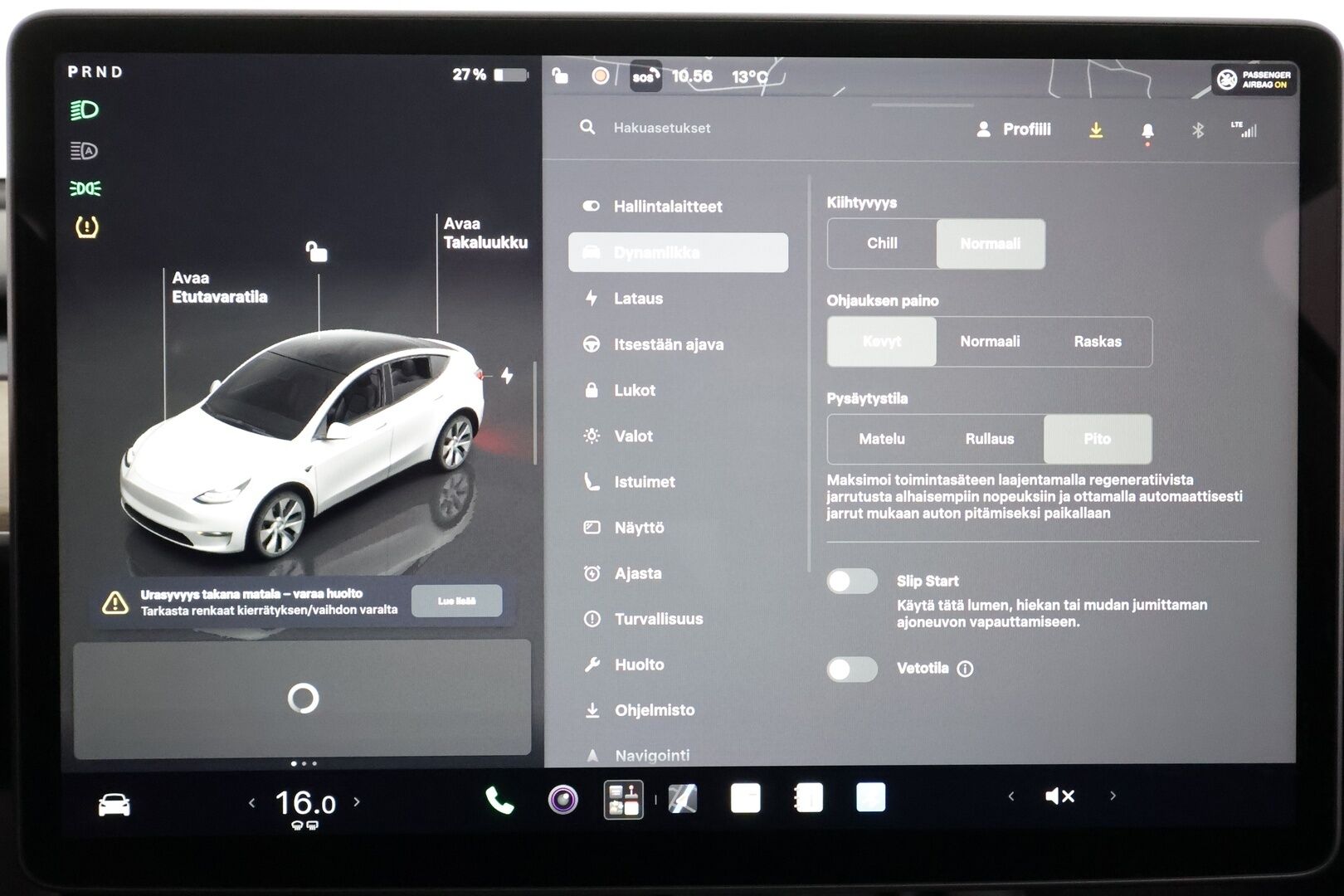 Tesla Model Y 2023 RWD - | ACC | ILP | Koukku | 1-om suomiauto | Lasikatto | Premium Audio | Matrix-LED | Sähkönahat | Muistipenkki | P.kamera | 2x renkaat aluin |