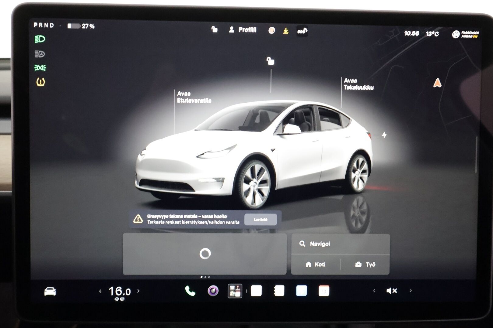 Tesla Model Y 2023 RWD - | ACC | ILP | Koukku | 1-om suomiauto | Lasikatto | Premium Audio | Matrix-LED | Sähkönahat | Muistipenkki | P.kamera | 2x renkaat aluin |
