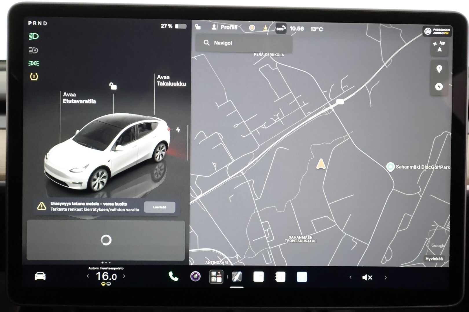 Tesla Model Y 2023 RWD - | ACC | ILP | Koukku | 1-om suomiauto | Lasikatto | Premium Audio | Matrix-LED | Sähkönahat | Muistipenkki | P.kamera | 2x renkaat aluin |