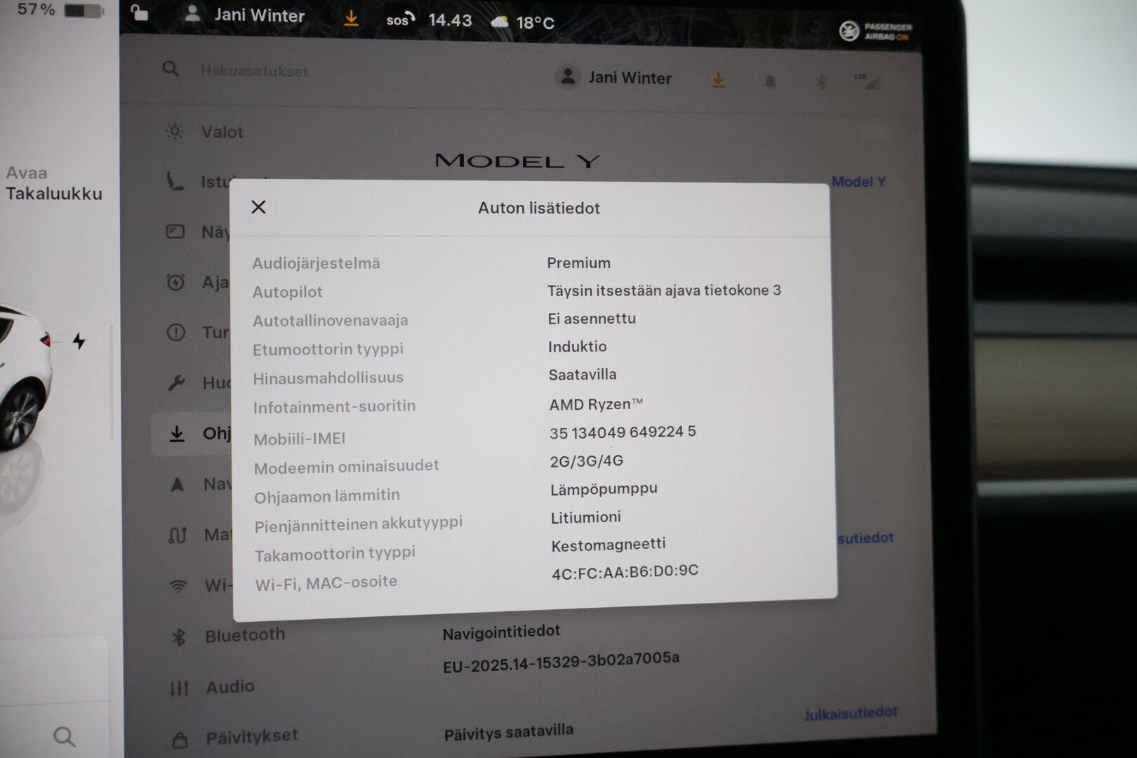Tesla Model Y 2023 Long Range - 3,99 % KORKOTARJOUS TÄHÄN AUTOON 31.8. ASTI! - * Juuri tullut *