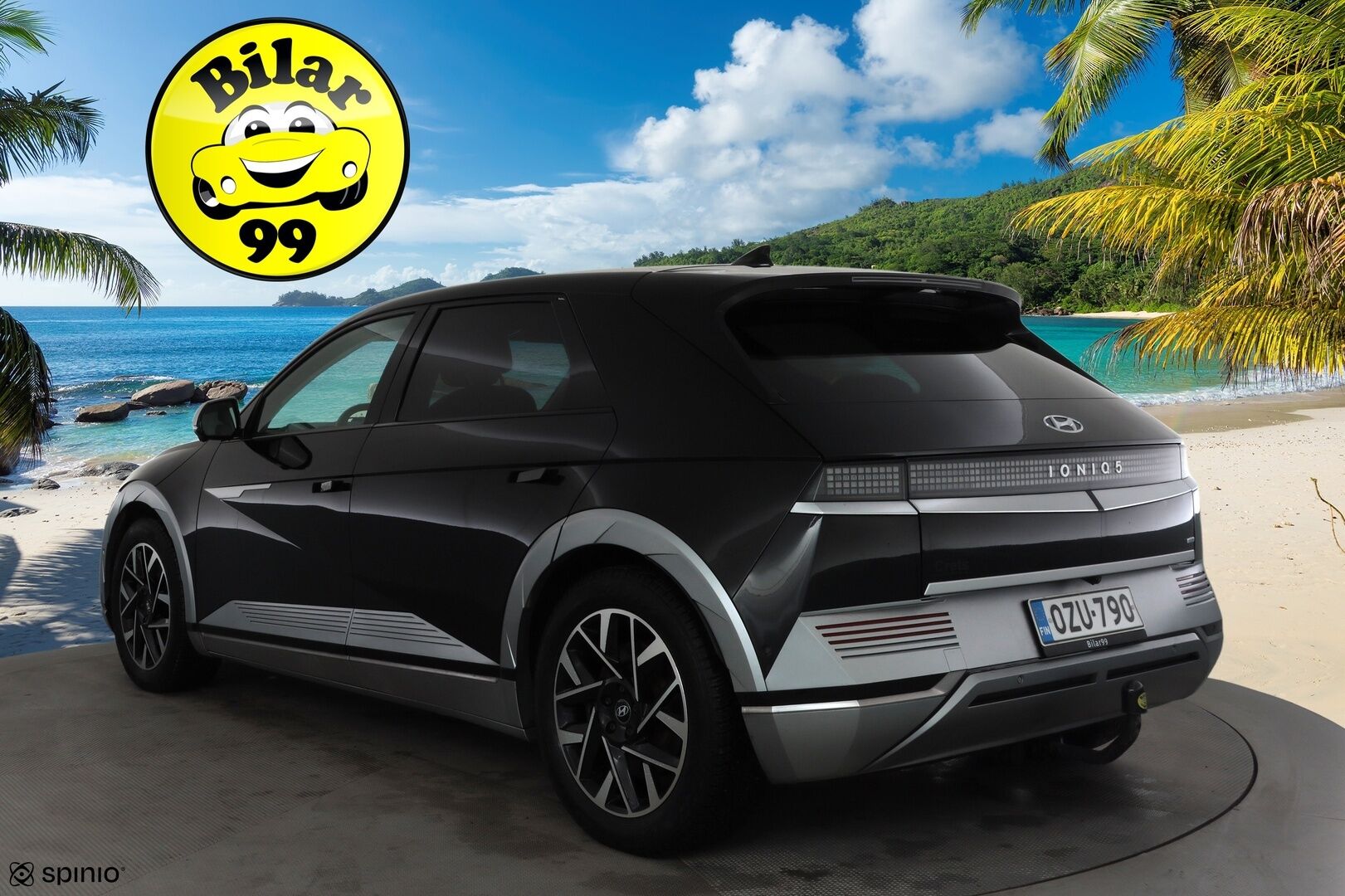 Hyundai IONIQ 5 2022 73 kWh 305 hv AWD Premium * ACC / HUD / ILP / Relax-istuimet / Koukku / Bose / 360° / Ilmastoidut nahat / Solar Roof * - Akku kuntotarkastettu / Kahdet renkaat aluvanteilla / Merkkihuollettu / Huippuvarusteet