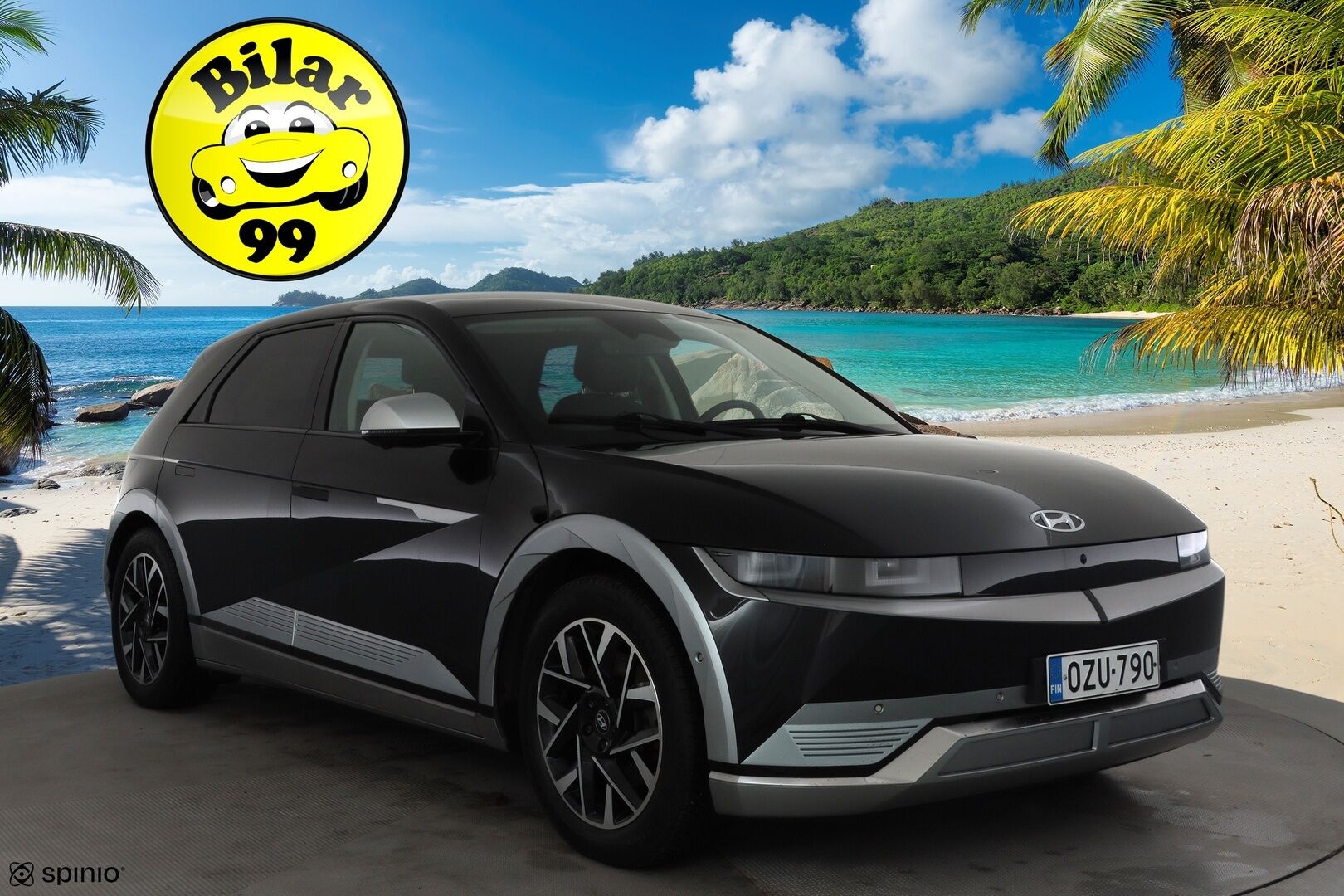 Hyundai IONIQ 5 2022 73 kWh 305 hv AWD Premium * ACC / HUD / ILP / Relax-istuimet / Koukku / Bose / 360° / Ilmastoidut nahat / Solar Roof * - Akku kuntotarkastettu / Kahdet renkaat aluvanteilla / Merkkihuollettu / Huippuvarusteet