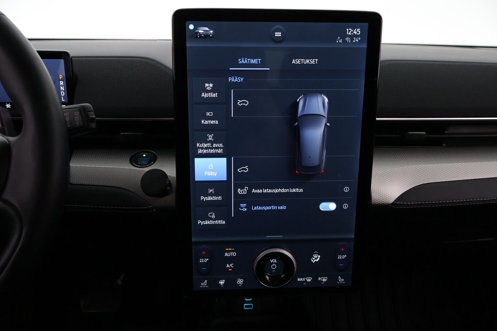 Ford Mustang 2021 75kWh 269hv A1 RWD 5-ovinen - Adapt.Vakkari / Bang & Olufsen / Nahkasisusta / 360-Kamera / BLIS / 2x Renkaat aluvantein / Juuri tullut Tampereelle!