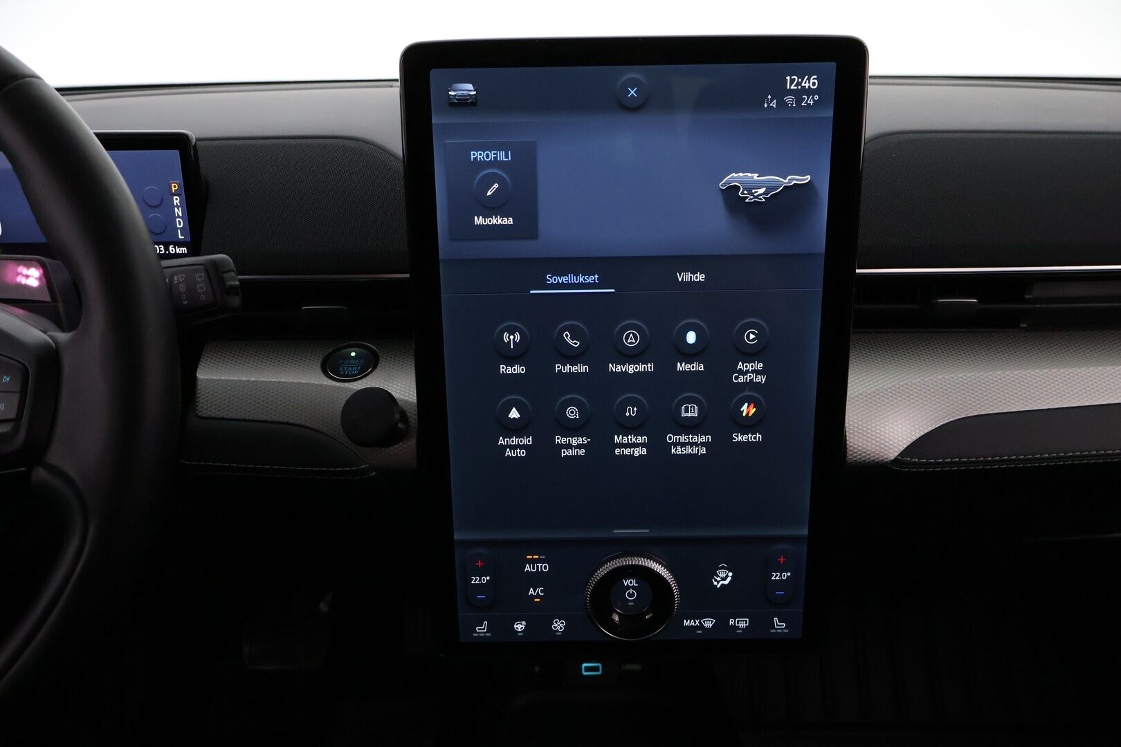 Ford Mustang 2021 75kWh 269hv A1 RWD 5-ovinen - Adapt.Vakkari / Bang & Olufsen / Nahkasisusta / 360-Kamera / BLIS / 2x Renkaat aluvantein / Juuri tullut Tampereelle!