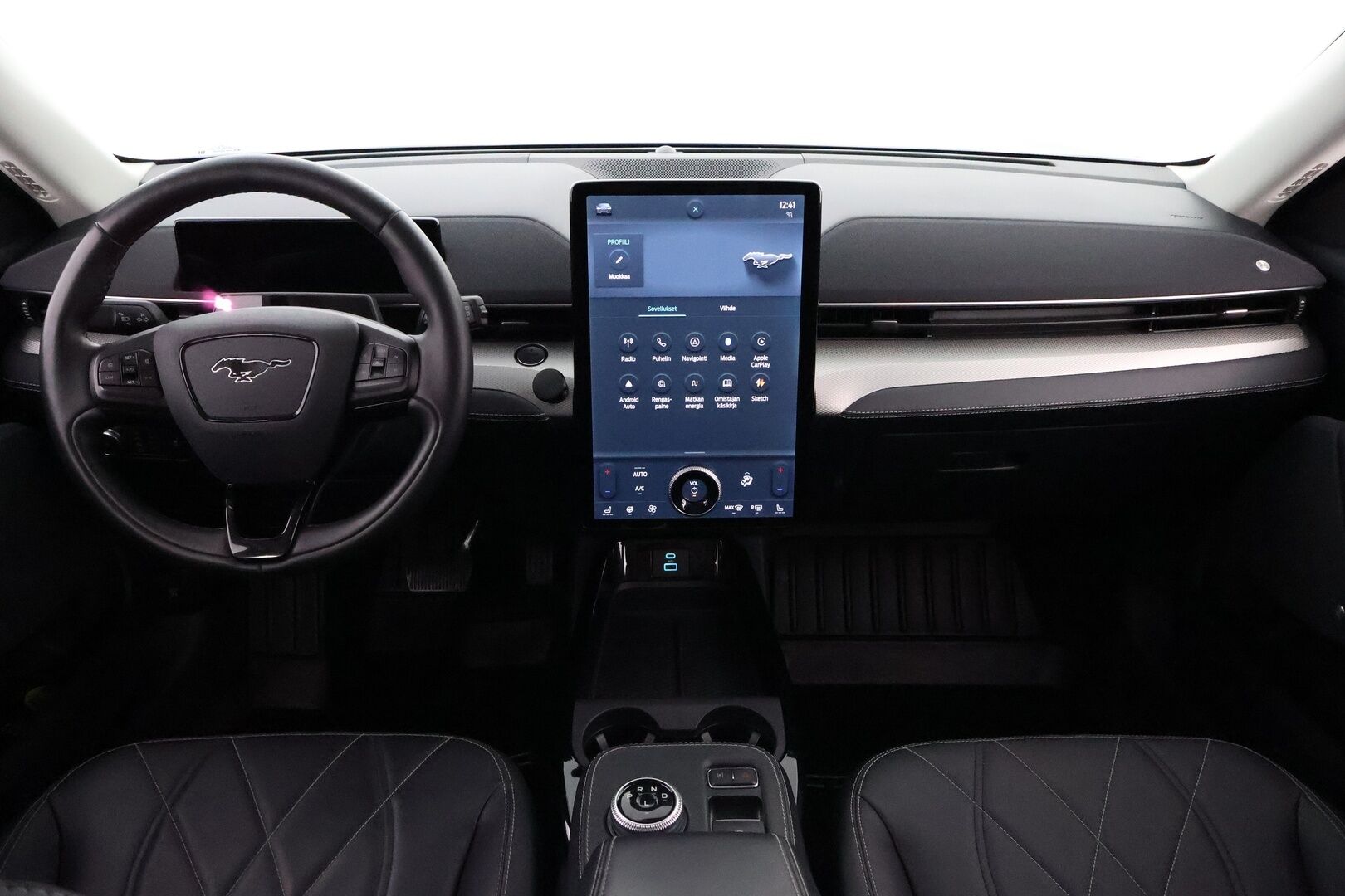 Ford Mustang 2021 75kWh 269hv A1 RWD 5-ovinen - Adapt.Vakkari / Bang & Olufsen / Nahkasisusta / 360-Kamera / BLIS / 2x Renkaat aluvantein / Juuri tullut Tampereelle!