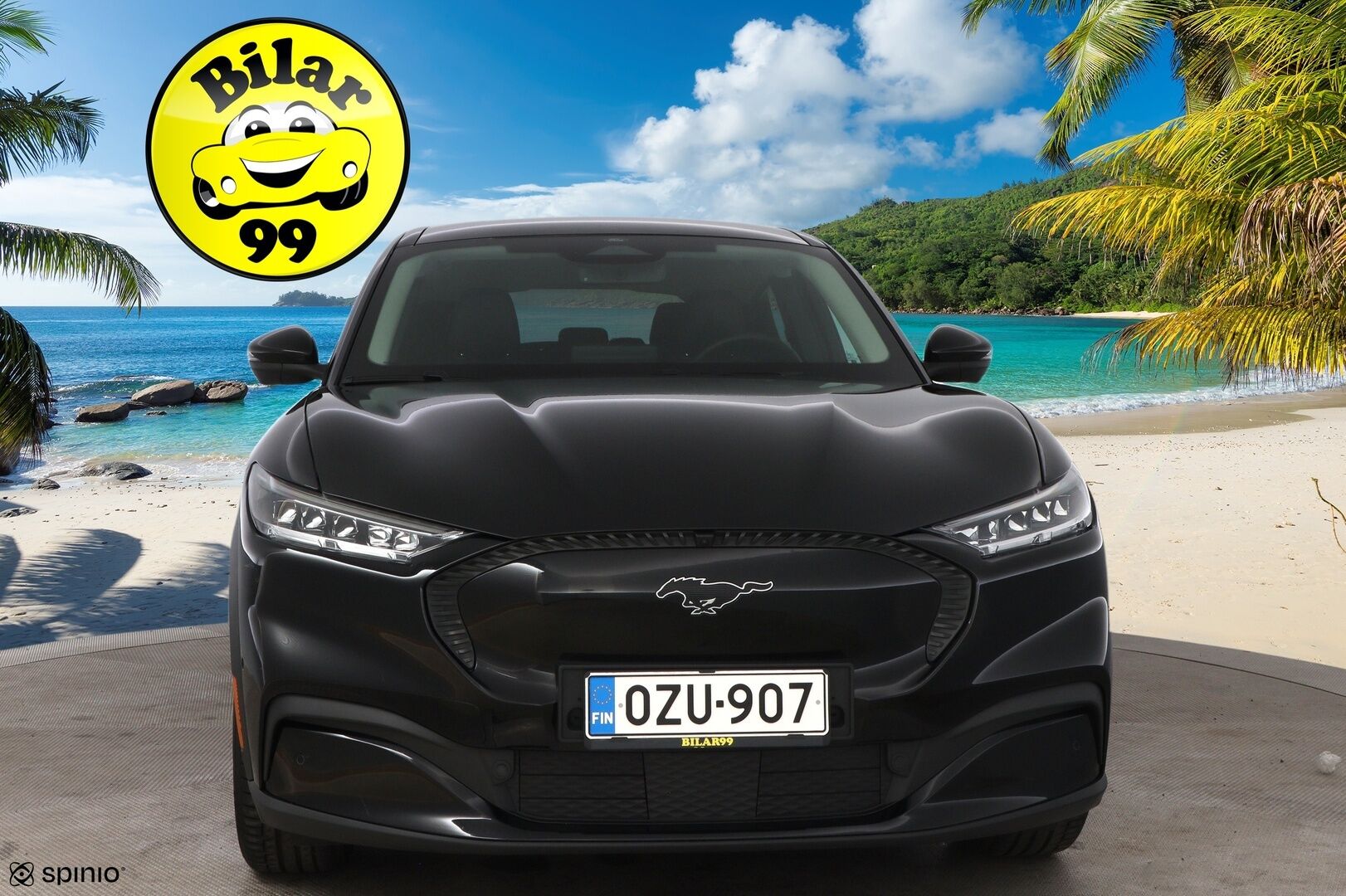 Ford Mustang 2021 75kWh 269hv A1 RWD 5-ovinen - Adapt.Vakkari / Bang & Olufsen / Nahkasisusta / 360-Kamera / BLIS / 2x Renkaat aluvantein / Juuri tullut Tampereelle!