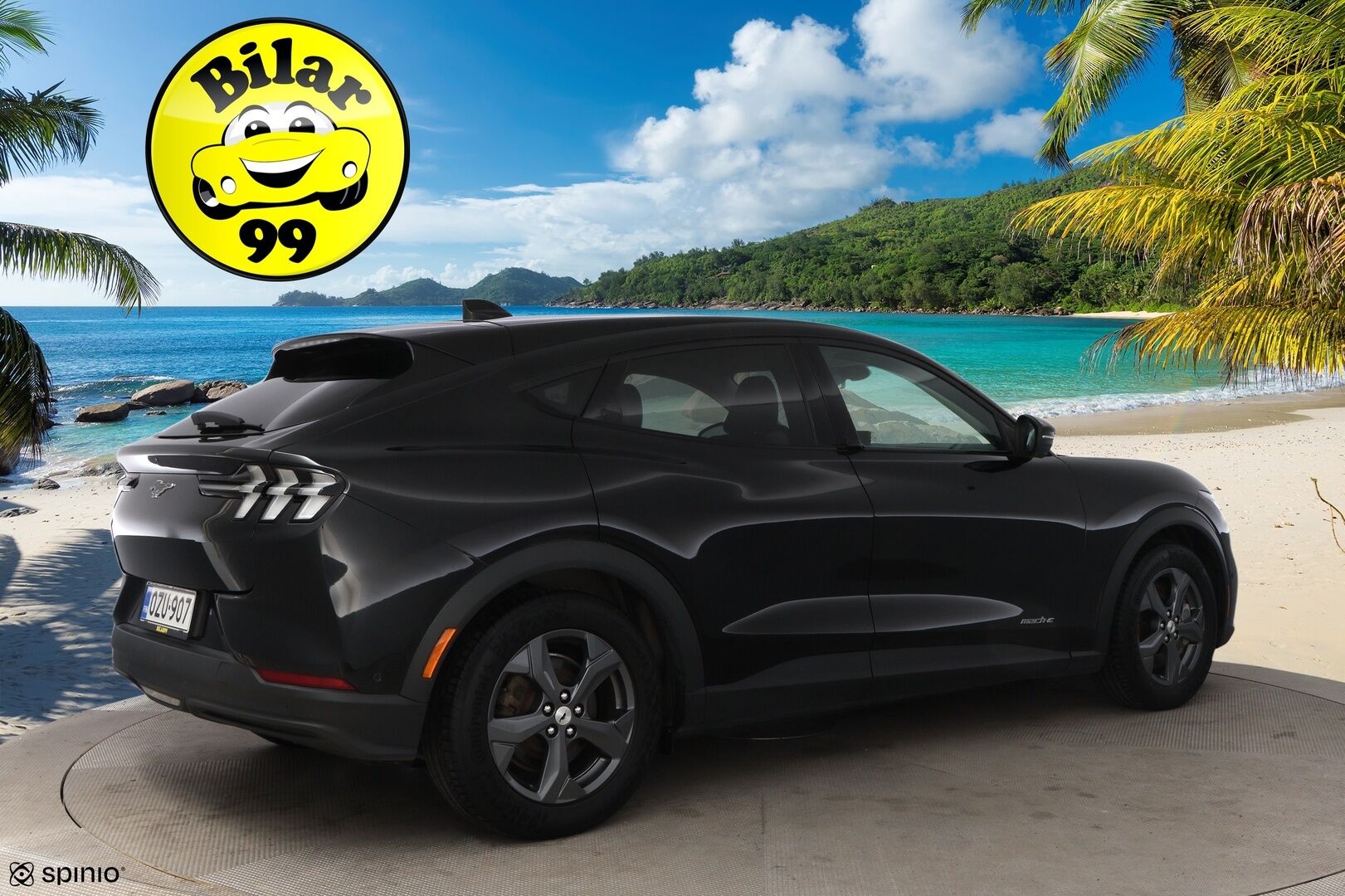 Ford Mustang 2021 75kWh 269hv A1 RWD 5-ovinen - Adapt.Vakkari / Bang & Olufsen / Nahkasisusta / 360-Kamera / BLIS / 2x Renkaat aluvantein / Juuri tullut Tampereelle!