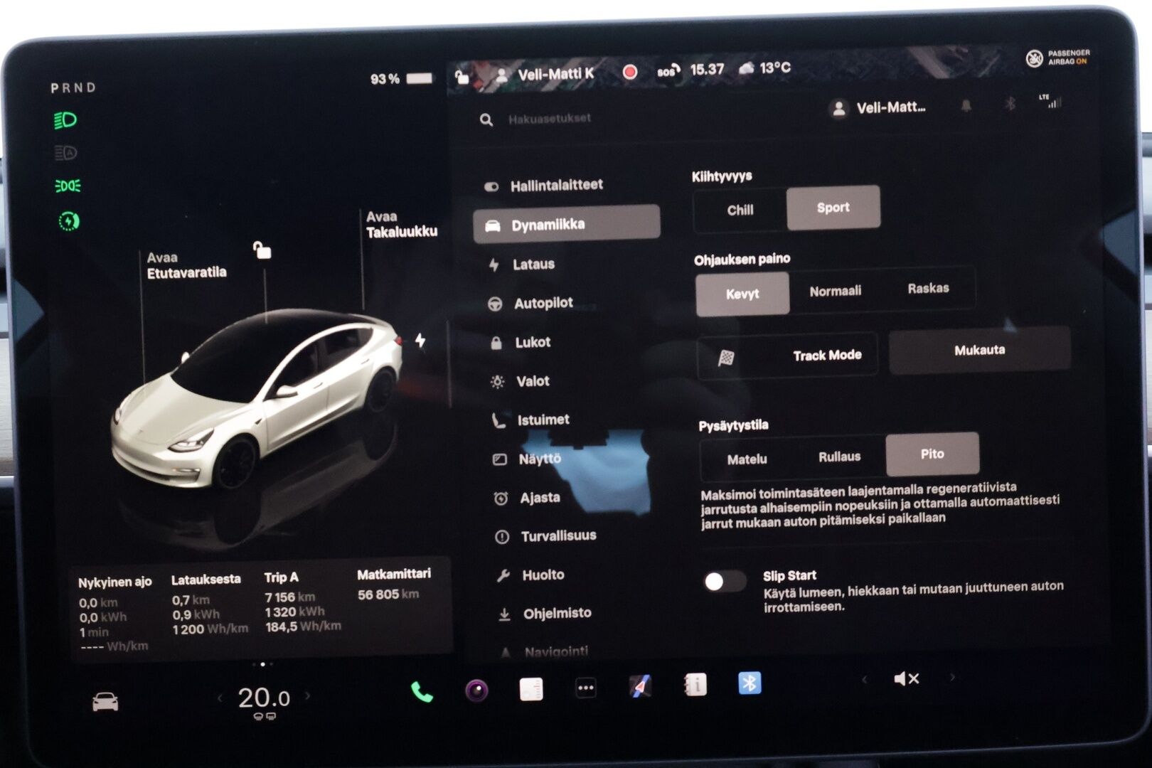Tesla Model 3 2022 Performance * Premium Audio / Lasikatto / Nahat / ILP / Matrix LED / P.kamera * - Kahdet renkaat aluvanteilla - HULLU BLACKWEEK KORKOTARJOUS 2,49%