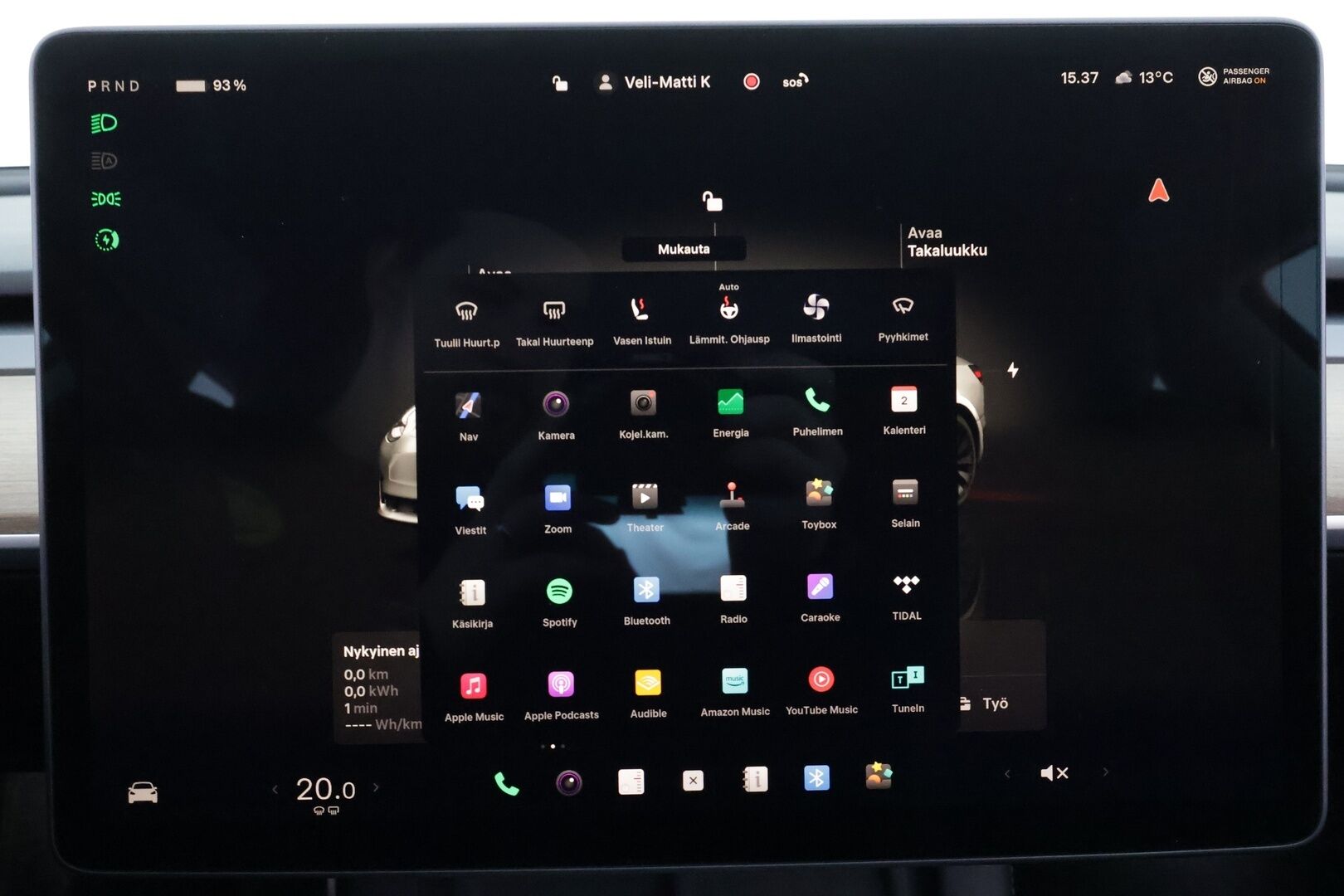 Tesla Model 3 2022 Performance * Premium Audio / Lasikatto / Nahat / ILP / Matrix LED / P.kamera * - Kahdet renkaat aluvanteilla - HULLU BLACKWEEK KORKOTARJOUS 2,49%