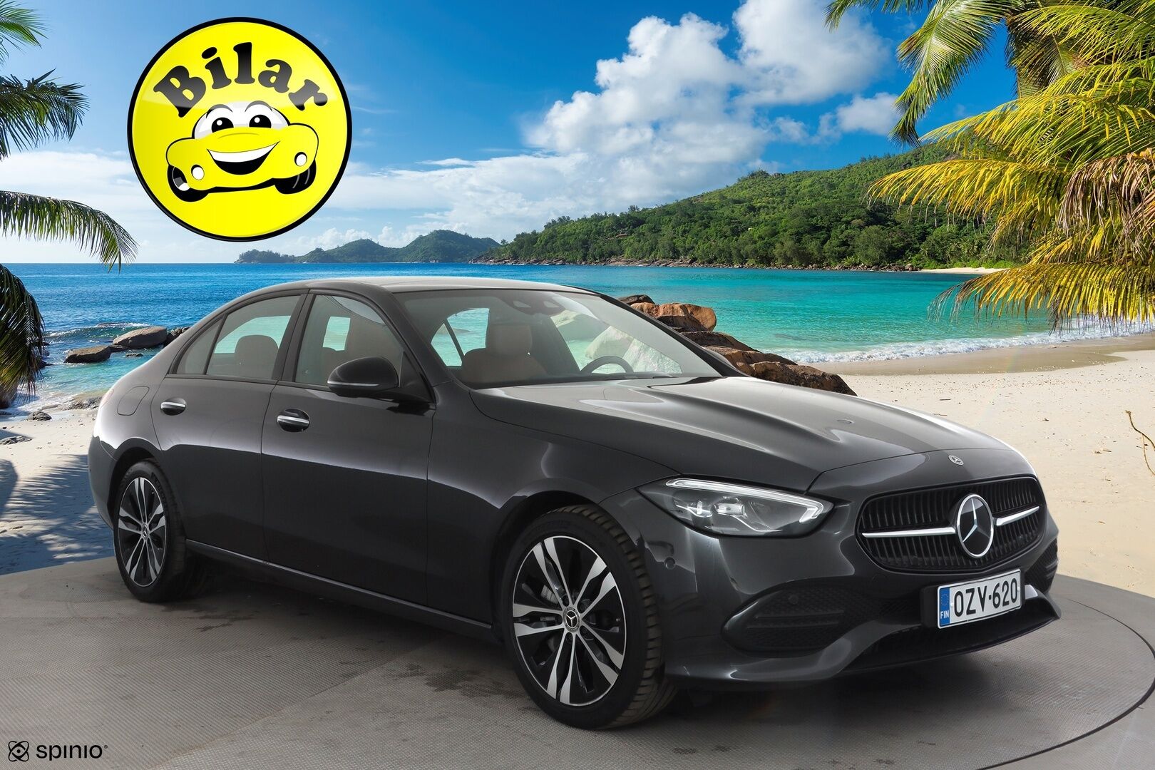 Mercedes-Benz C 2023 300 e A Business - | Distronic+ | Koukku | P.kamera | Ruskeat nahat sähköillä | Panorama | P.Kamera | Keyless | Apple&Android | 1.Om Suomi-auto | Kahdet Renkaat 