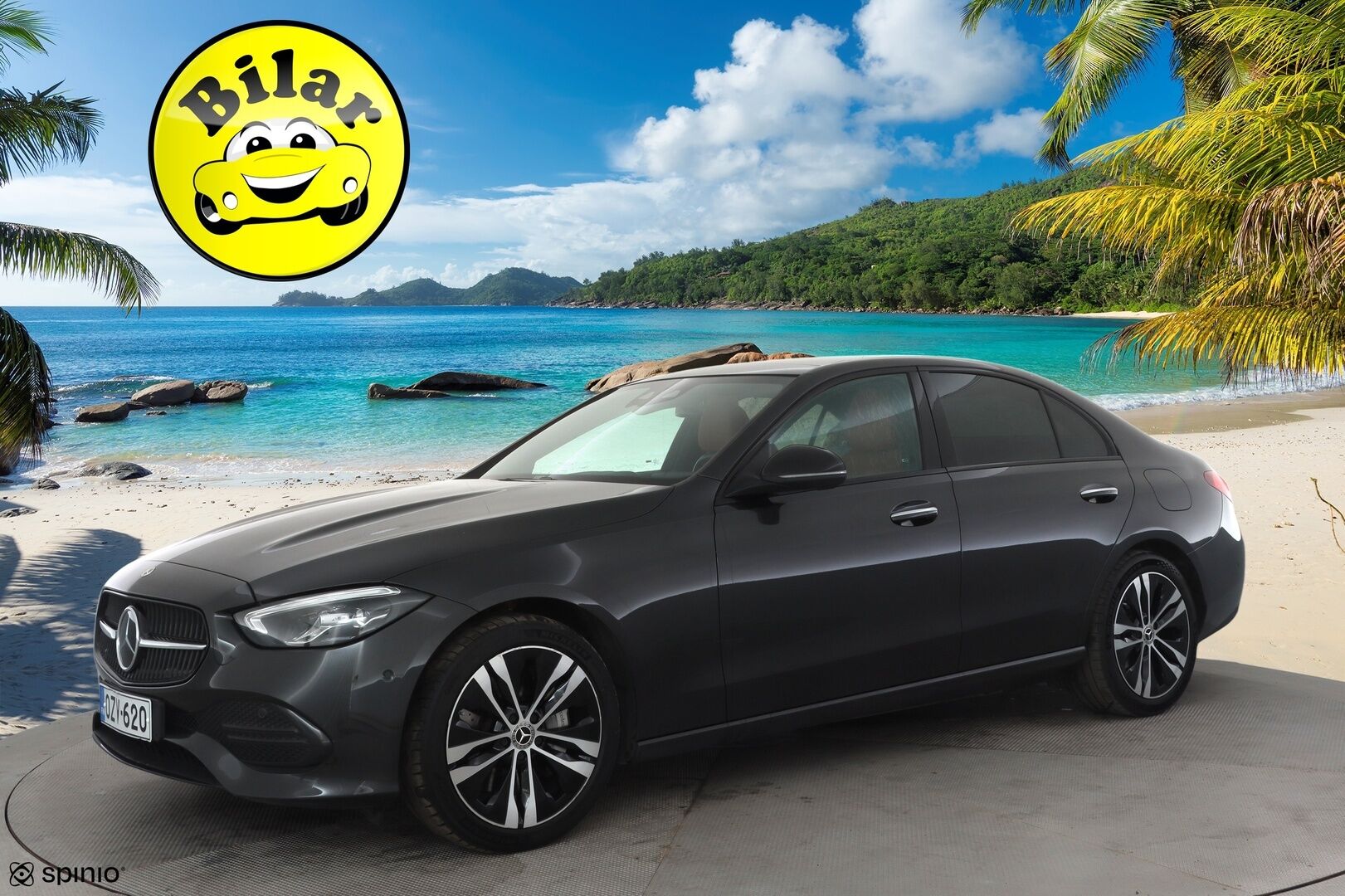 Mercedes-Benz C 2023 300 e A Business - | Distronic+ | P.kamera | Ruskeat nahat sähköillä | Panorama | P.Kamera | Keyless | Apple&Android | 1.Om Suomi-auto | Kahdet Renkaat 