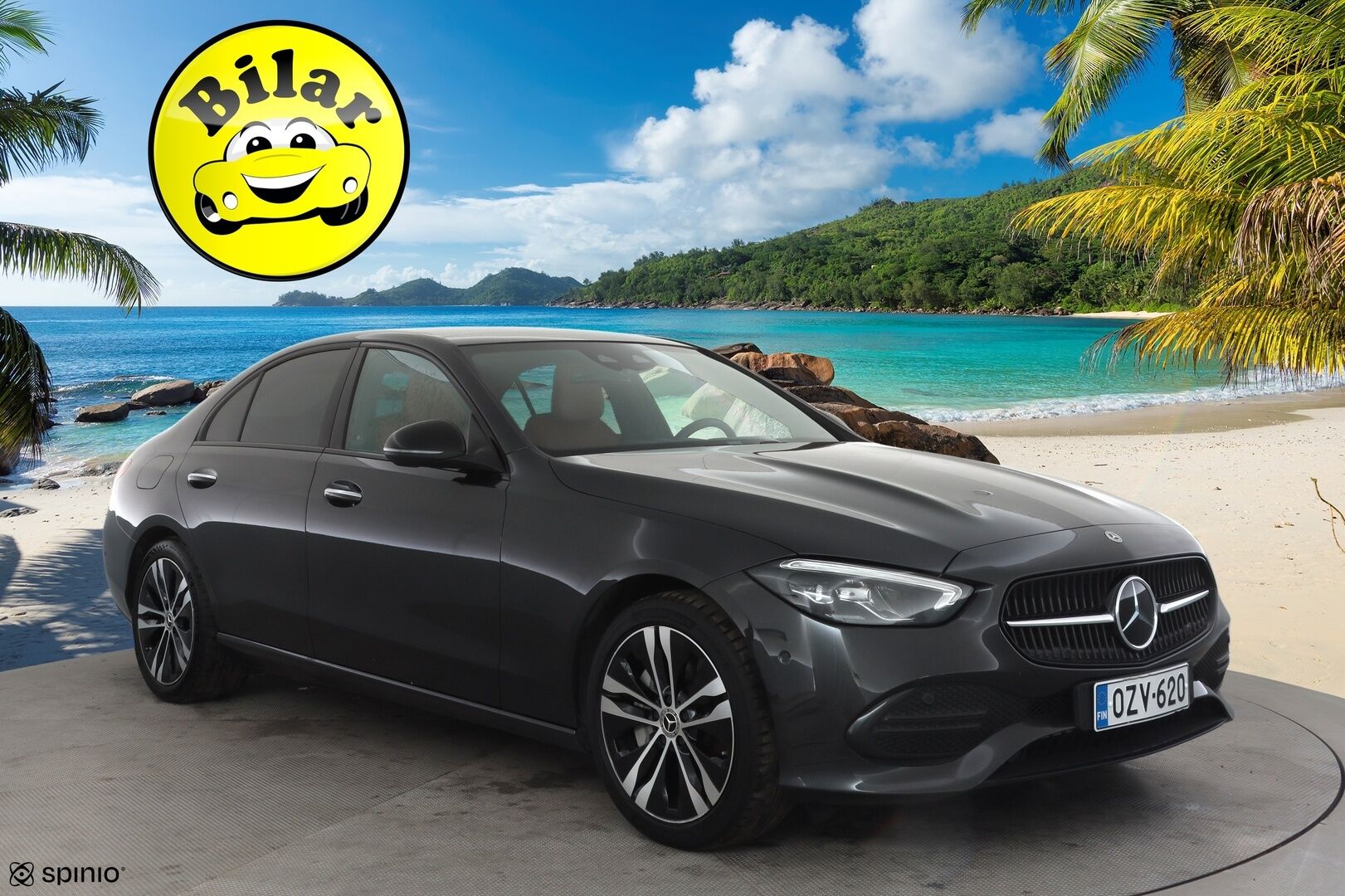 Mercedes-Benz C 2023 300 e A Business - | Distronic+ | P.kamera | Ruskeat nahat sähköillä | Panorama | P.Kamera | Keyless | Apple&Android | 1.Om Suomi-auto | Kahdet Renkaat 