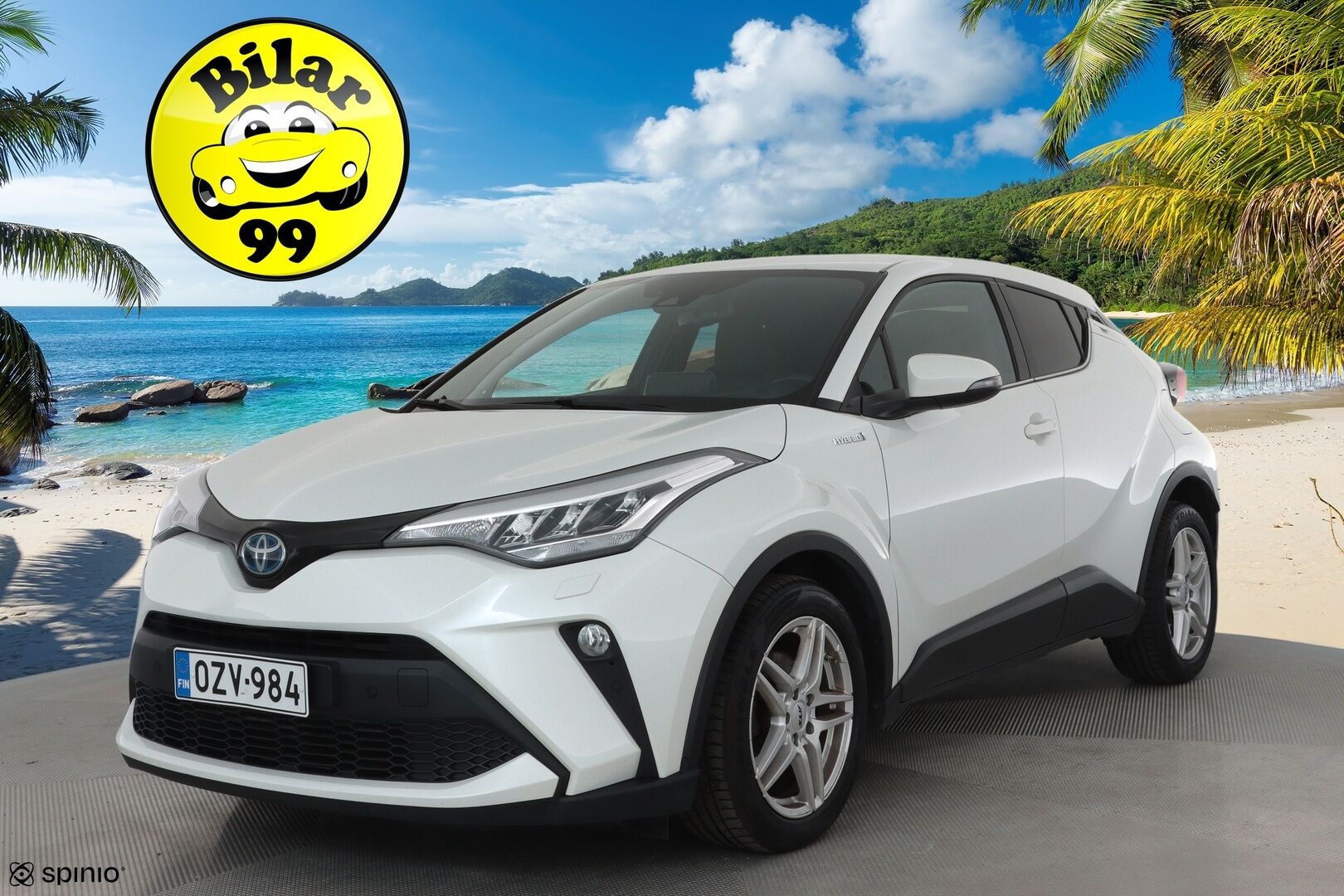 TOYOTA C-HR 2021 1,8 Hybrid Intense **Adapt.Vakkari / LED-valot / P.kamera / Kaistavahti / Apple&Android / Keyless** - Kahdet Renkaat