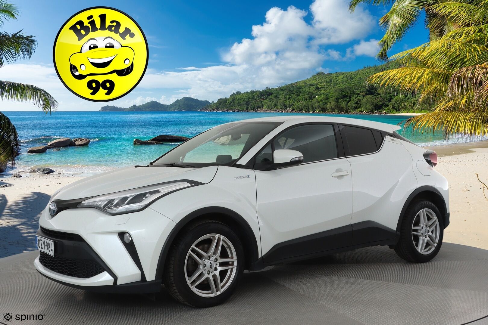 TOYOTA C-HR 2021 1,8 Hybrid Intense **Adapt.Vakkari / LED-valot / P.kamera / Kaistavahti / Apple&Android / Keyless** - Kahdet Renkaat