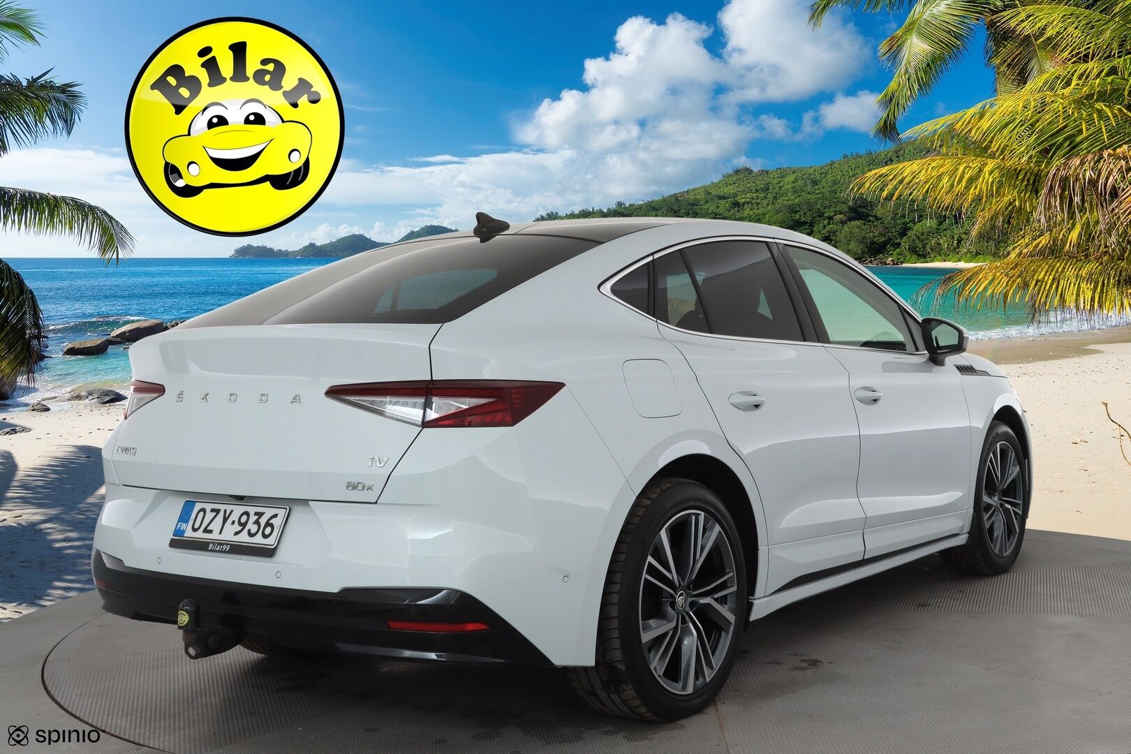 Skoda Enyaq 2023 Coupe 80x 4x4 Style iV - | ACC | ILP | Koukku | Skoda crystal Matrix-LED | Lasikatto | HUD | Canton | Muistipenkit | 360-Kamera | Nahat | Keyless | Suomi-auto | Kahdet Renkaat |