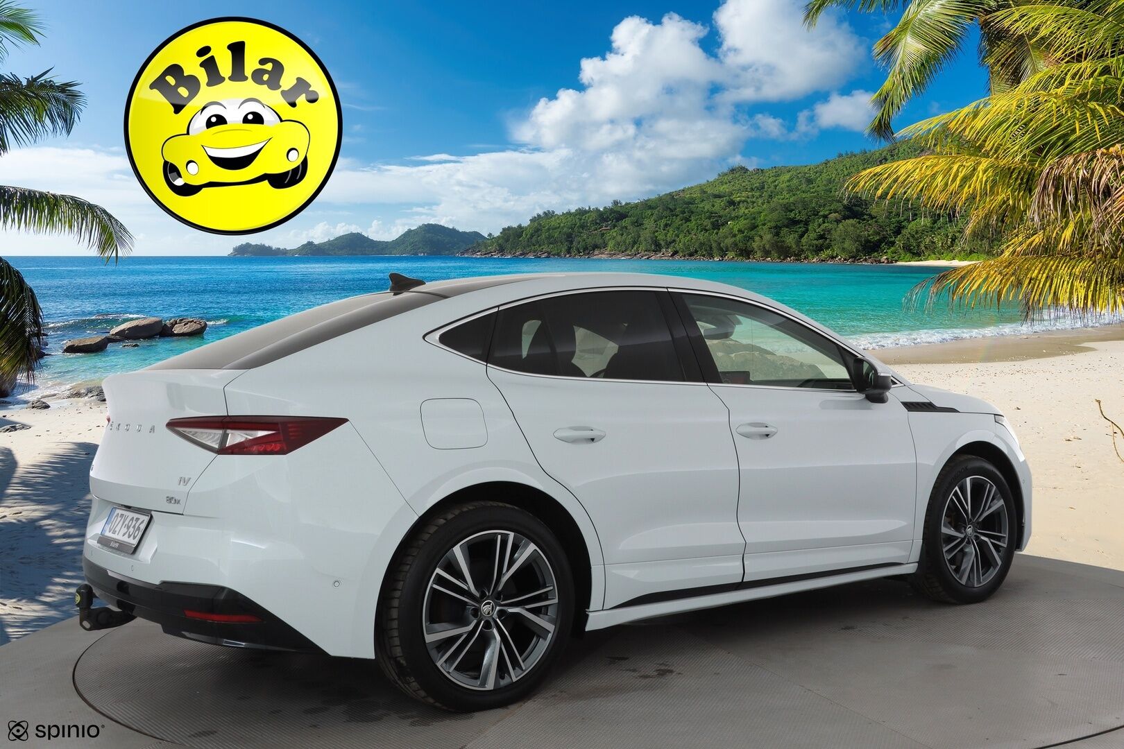 Skoda Enyaq 2023 Coupe 80x 4x4 Style iV - | ACC | ILP | Koukku | Skoda crystal Matrix-LED | Lasikatto | HUD | Canton | Muistipenkit | 360-Kamera | Nahat | Keyless | Suomi-auto | Kahdet Renkaat |