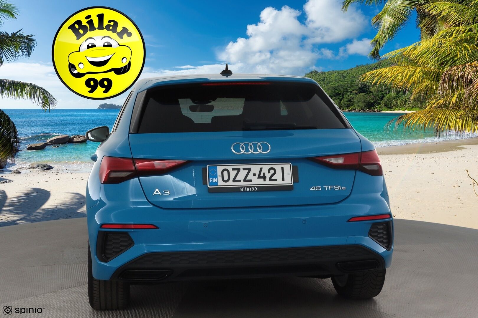 Audi A3 2021 Sportback Business S line 45 TFSI e 180kW S tronic * Bang&Olufsen / HUD / Navi / Sporttipenkit / KeylessGo / Vakkari - Akku kuntotarkastettu! / Kahdet renkaat aluvanteilla / S Line / Juuri tullut Tampereelle! - HULLUT JOULUT KORKOTARJOUS 2,49% 