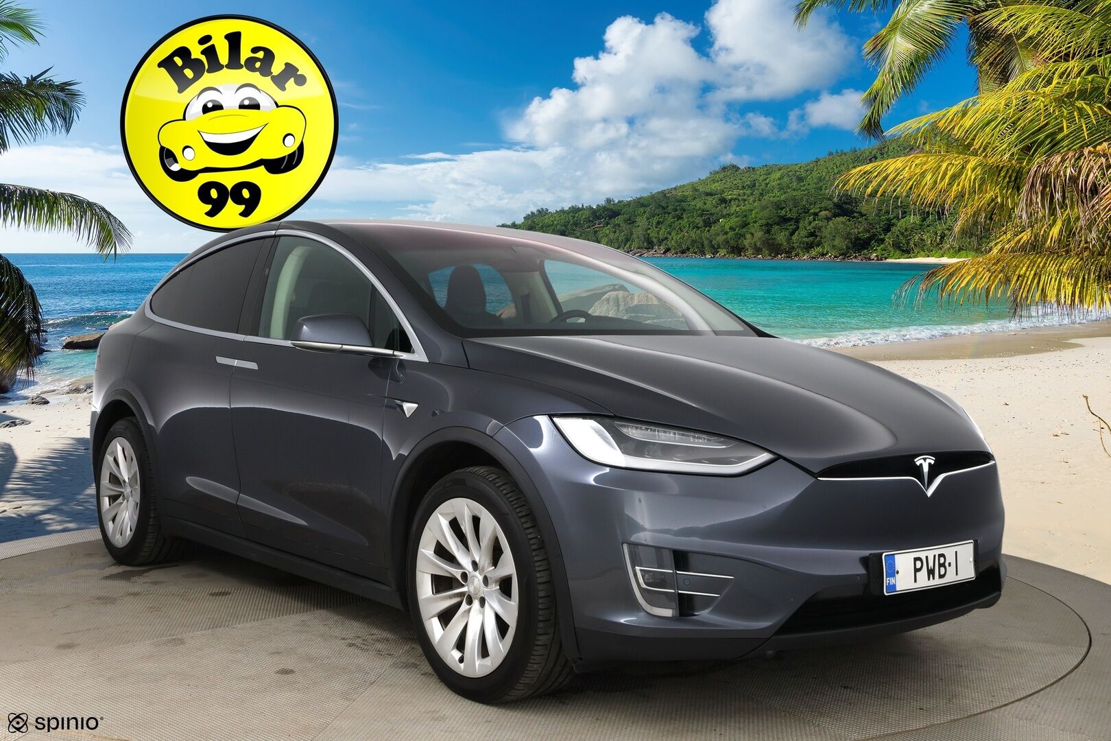 Tesla Model X 2017 90 D / Myydään huutokaupat.com:issa! / ILMAISET SUPERCHRAGET! - Myydään vain huutokaupat.com:issa! 