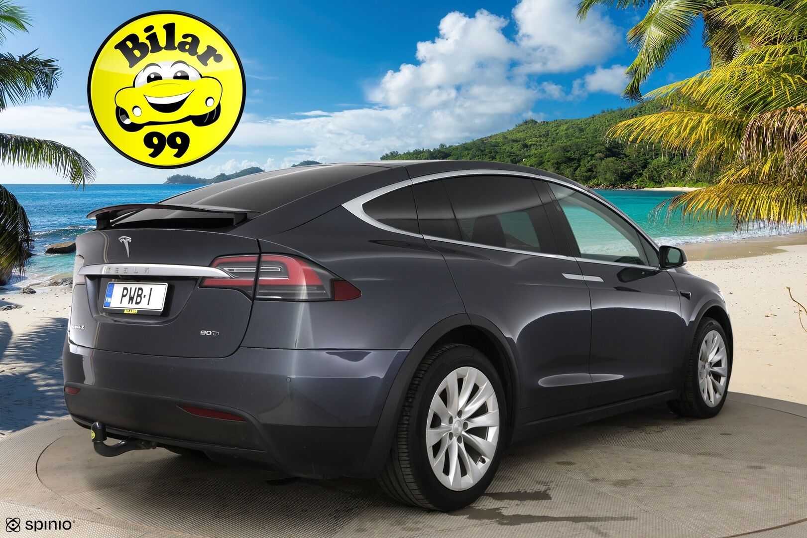 Tesla Model X 2017 90 D / Myydään huutokaupat.com:issa! / ILMAISET SUPERCHRAGET! - Myydään vain huutokaupat.com:issa! 