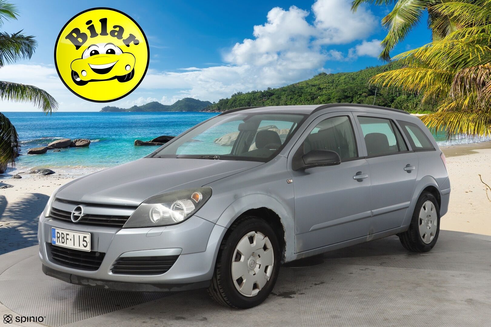 Opel Astra 2005 1,6 - YritysOutlet - Myydään vain yrityksille - Suomi-auto | Kahdet renkaat vanteineen | Vakionopeudensäädin | Koukku | Lohkolämmitin