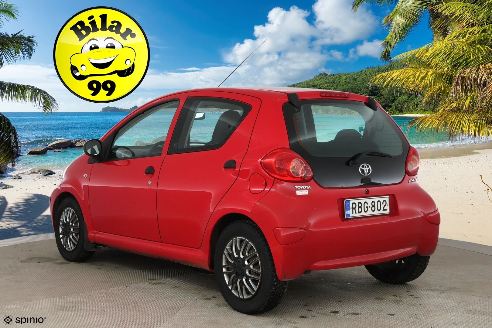 Toyota Aygo 2007 4D AYGO HATCHBACK 1.0-KGB10L-AHMRKW/234 - Suomi-auto! 2x Renkaat