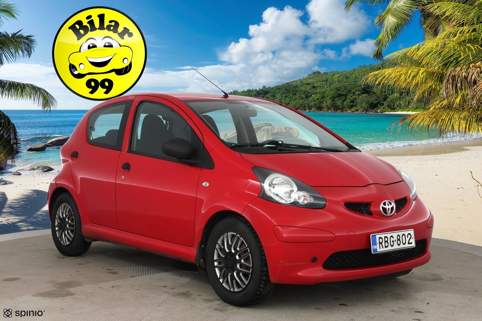 Toyota Aygo 2007 4D AYGO HATCHBACK 1.0-KGB10L-AHMRKW/234 - Suomi-auto! 2x Renkaat