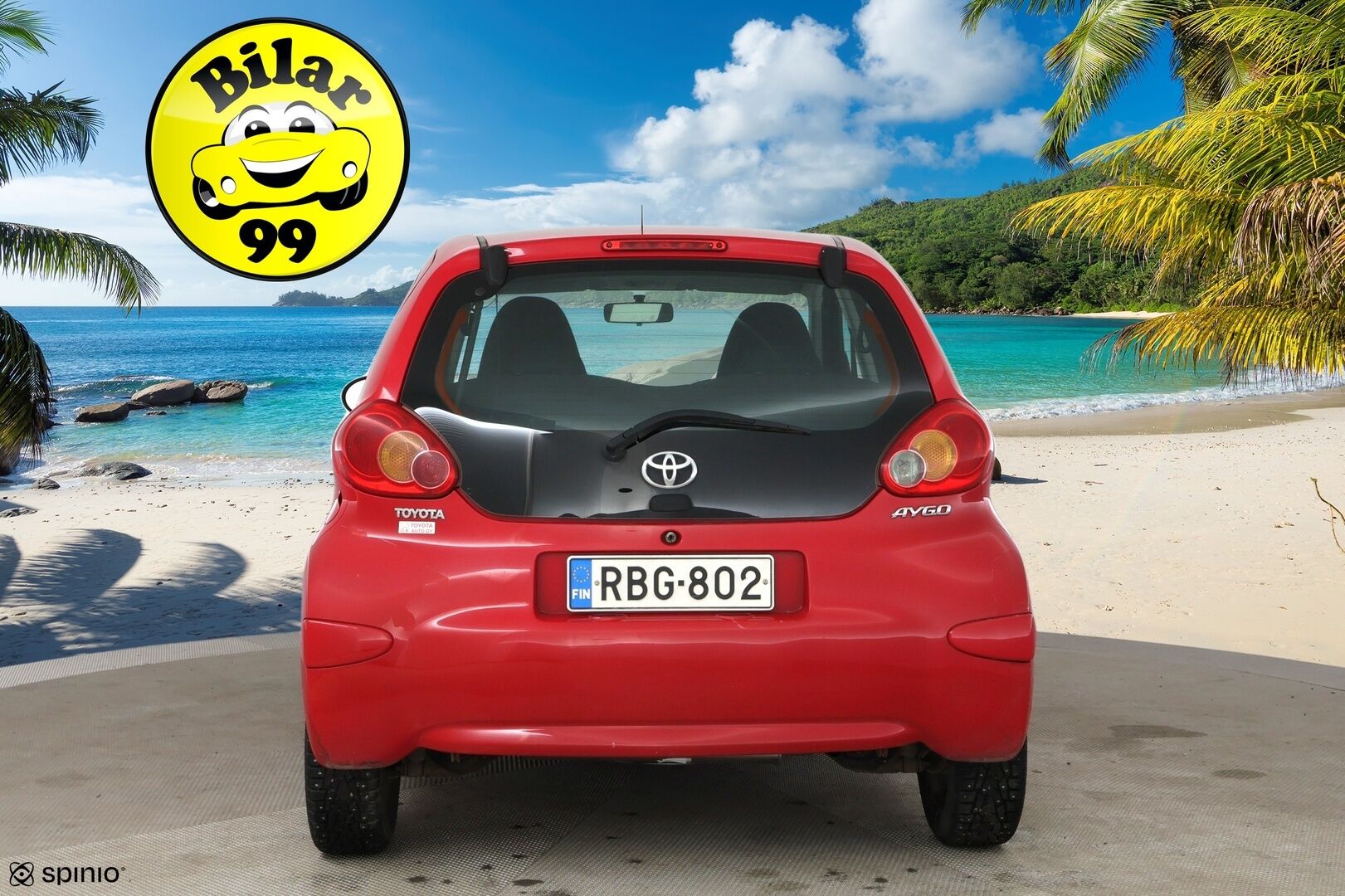 Toyota Aygo 2007 4D AYGO HATCHBACK 1.0-KGB10L-AHMRKW/234 - Suomi-auto! 2x Renkaat