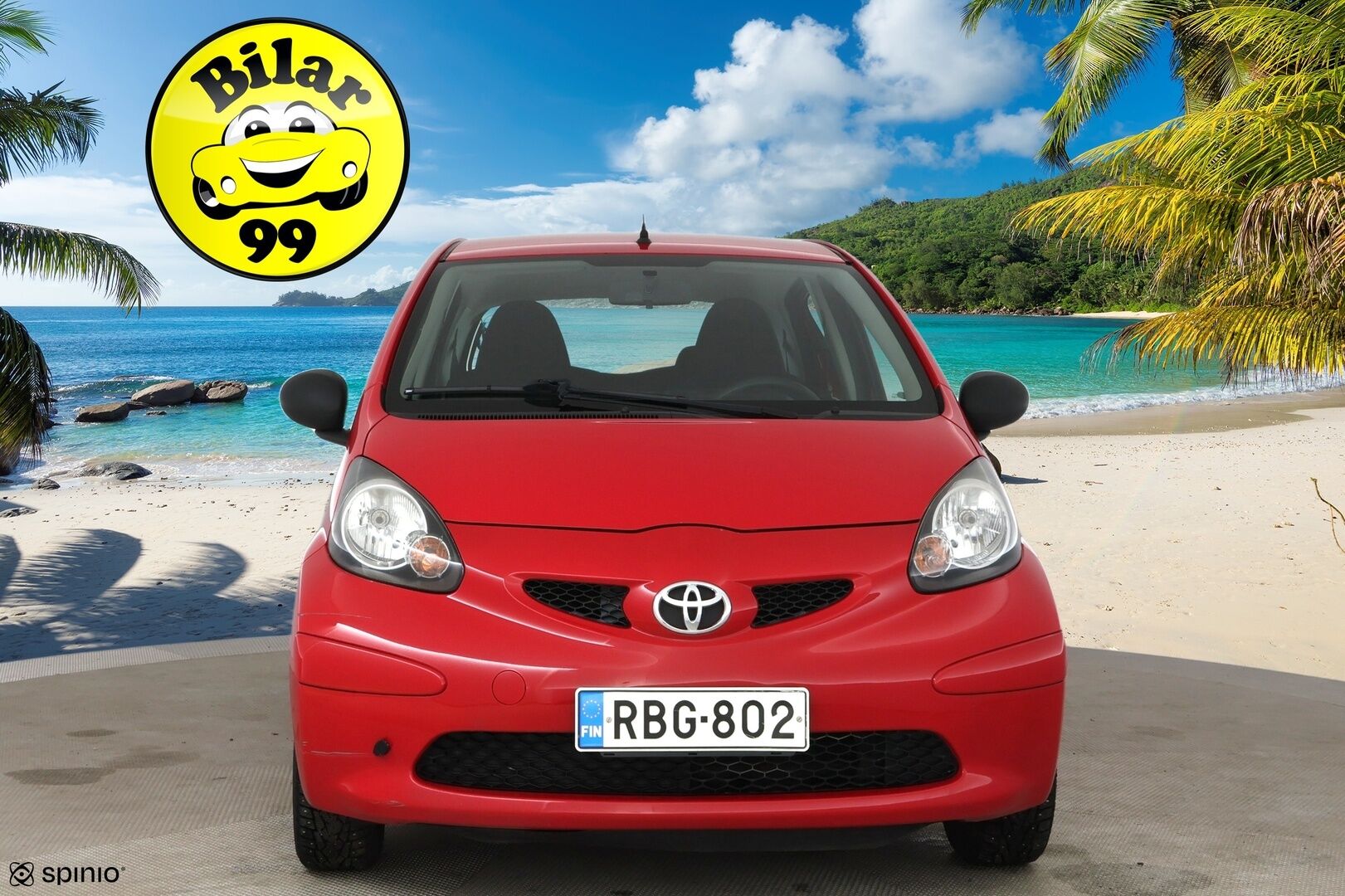 Toyota Aygo 2007 4D AYGO HATCHBACK 1.0-KGB10L-AHMRKW/234 - Suomi-auto! 2x Renkaat