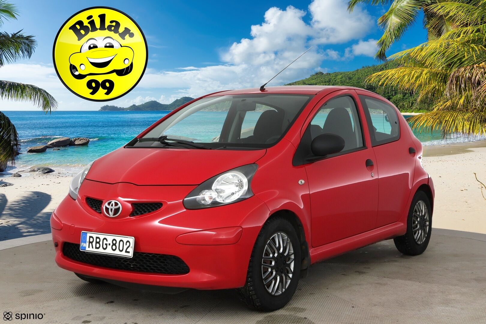 Toyota Aygo 2007 4D AYGO HATCHBACK 1.0-KGB10L-AHMRKW/234 - Suomi-auto! 2x Renkaat