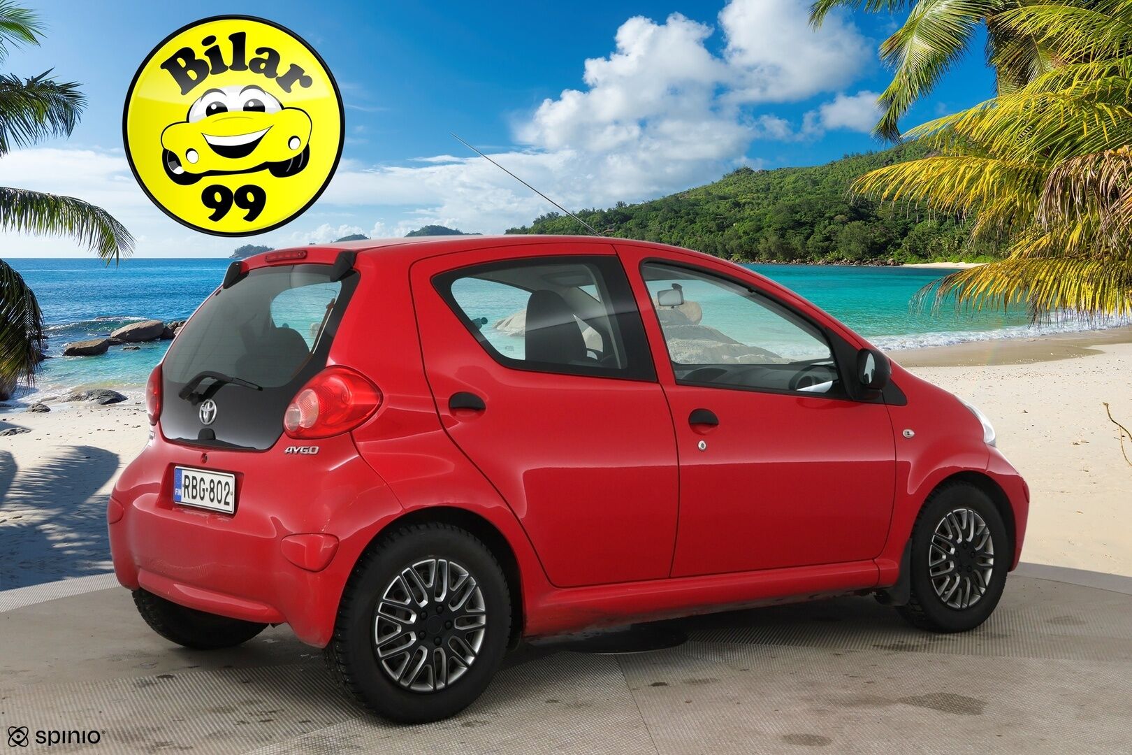 Toyota Aygo 2007 4D AYGO HATCHBACK 1.0-KGB10L-AHMRKW/234 - Suomi-auto! 2x Renkaat