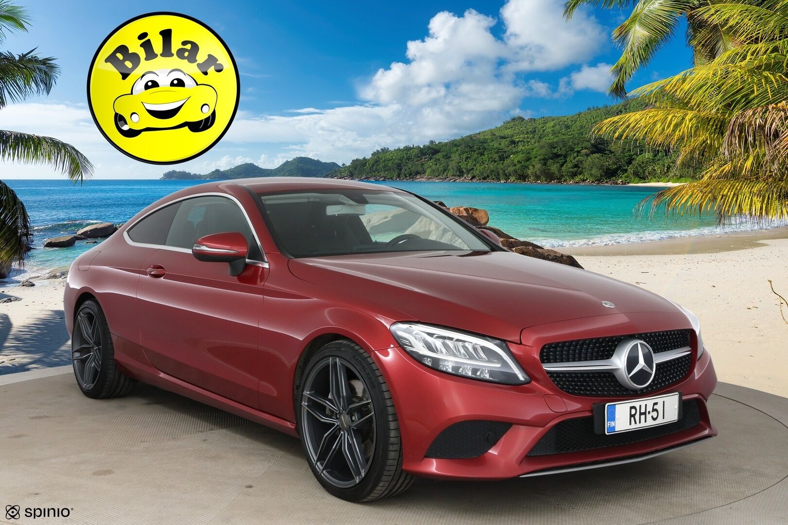 Mercedes-Benz C 2019 300 d A Coupé - | LED | P.kamera | Vakkari | Sporttipenkit | Lohko | Suomi-auto | Siisti huoltohistoria |