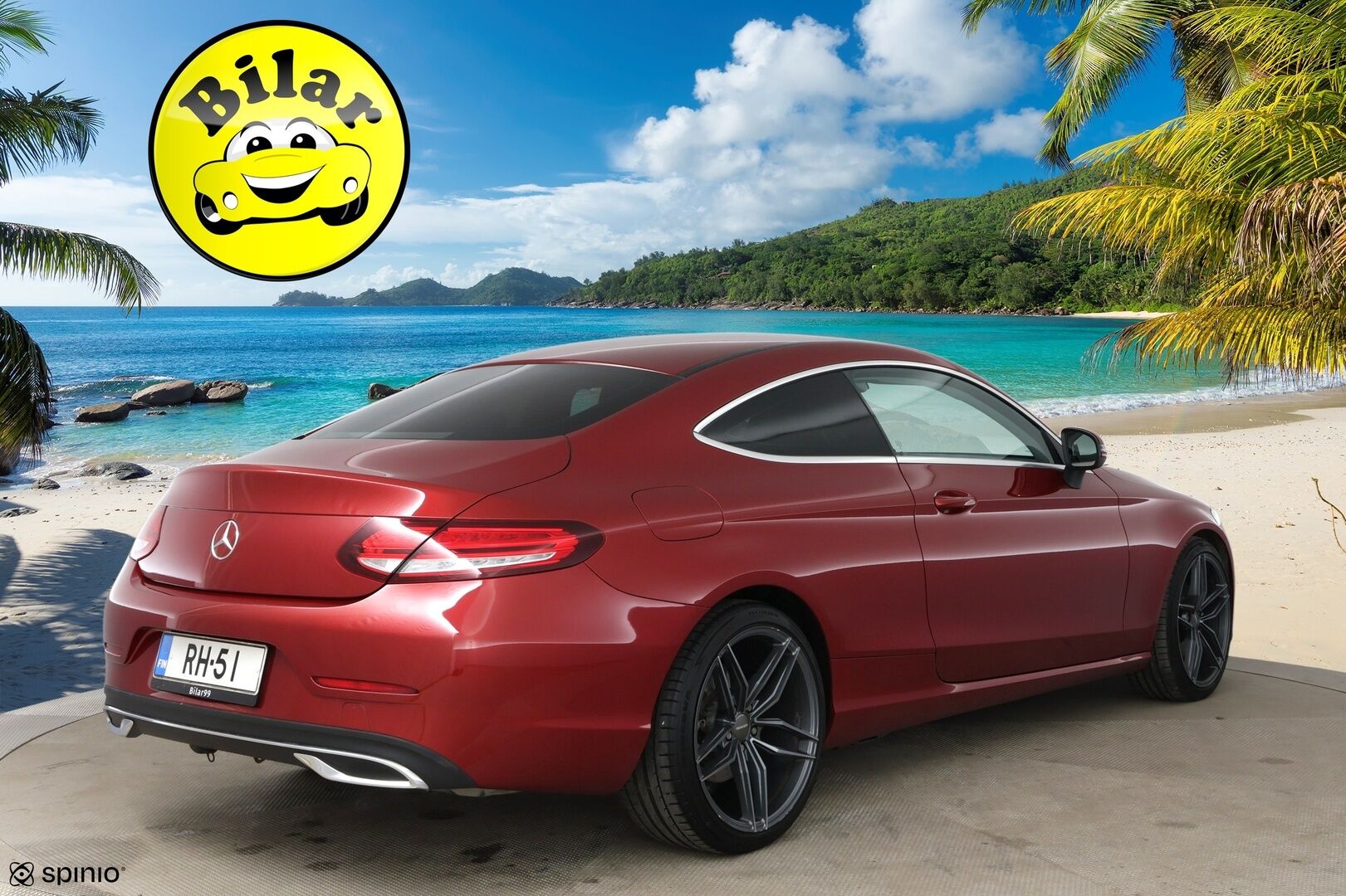 Mercedes-Benz C 2019 300 d A Coupé - | LED | P.kamera | Vakkari | Sporttipenkit | Lohko | Suomi-auto | Siisti huoltohistoria |
