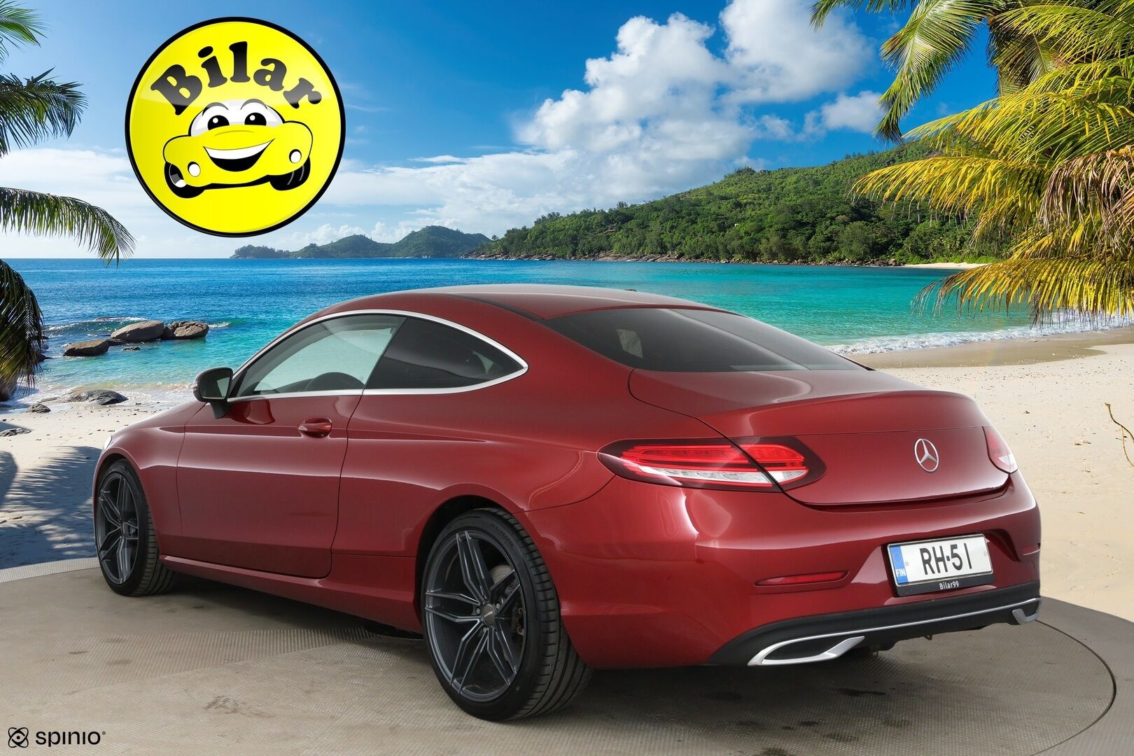 Mercedes-Benz C 2019 300 d A Coupé - | LED | P.kamera | Vakkari | Sporttipenkit | Lohko | Suomi-auto | Siisti huoltohistoria |