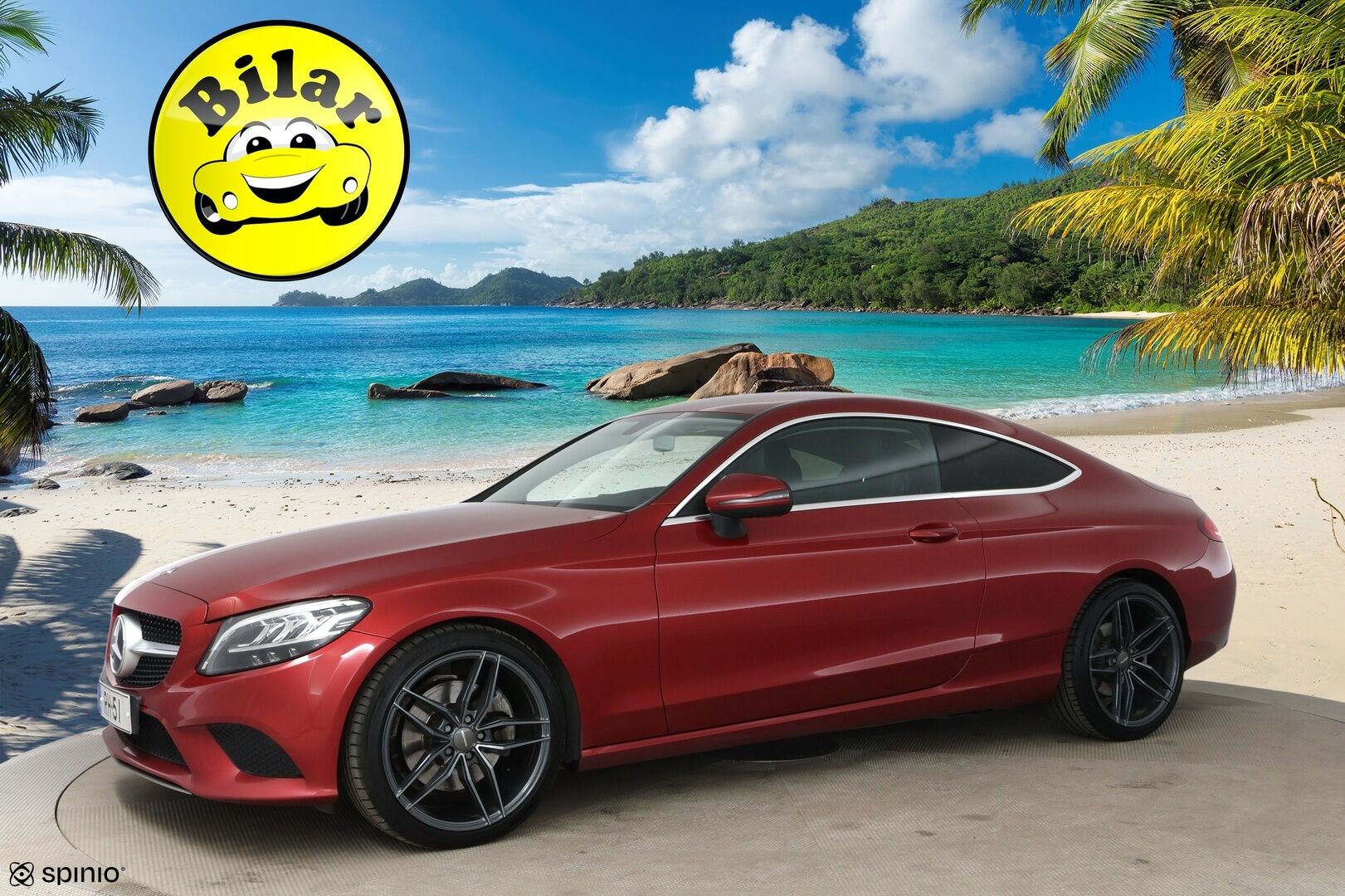 Mercedes-Benz C 2019 300 d A Coupé - | LED | P.kamera | Vakkari | Sporttipenkit | Lohko | Suomi-auto | Siisti huoltohistoria |