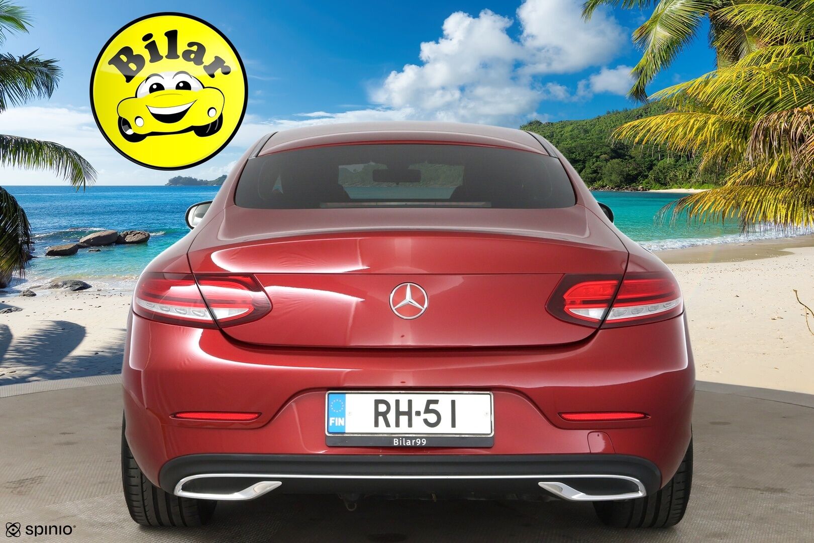Mercedes-Benz C 2019 300 d A Coupé - | LED | P.kamera | Vakkari | Sporttipenkit | Lohko | Suomi-auto | Siisti huoltohistoria |
