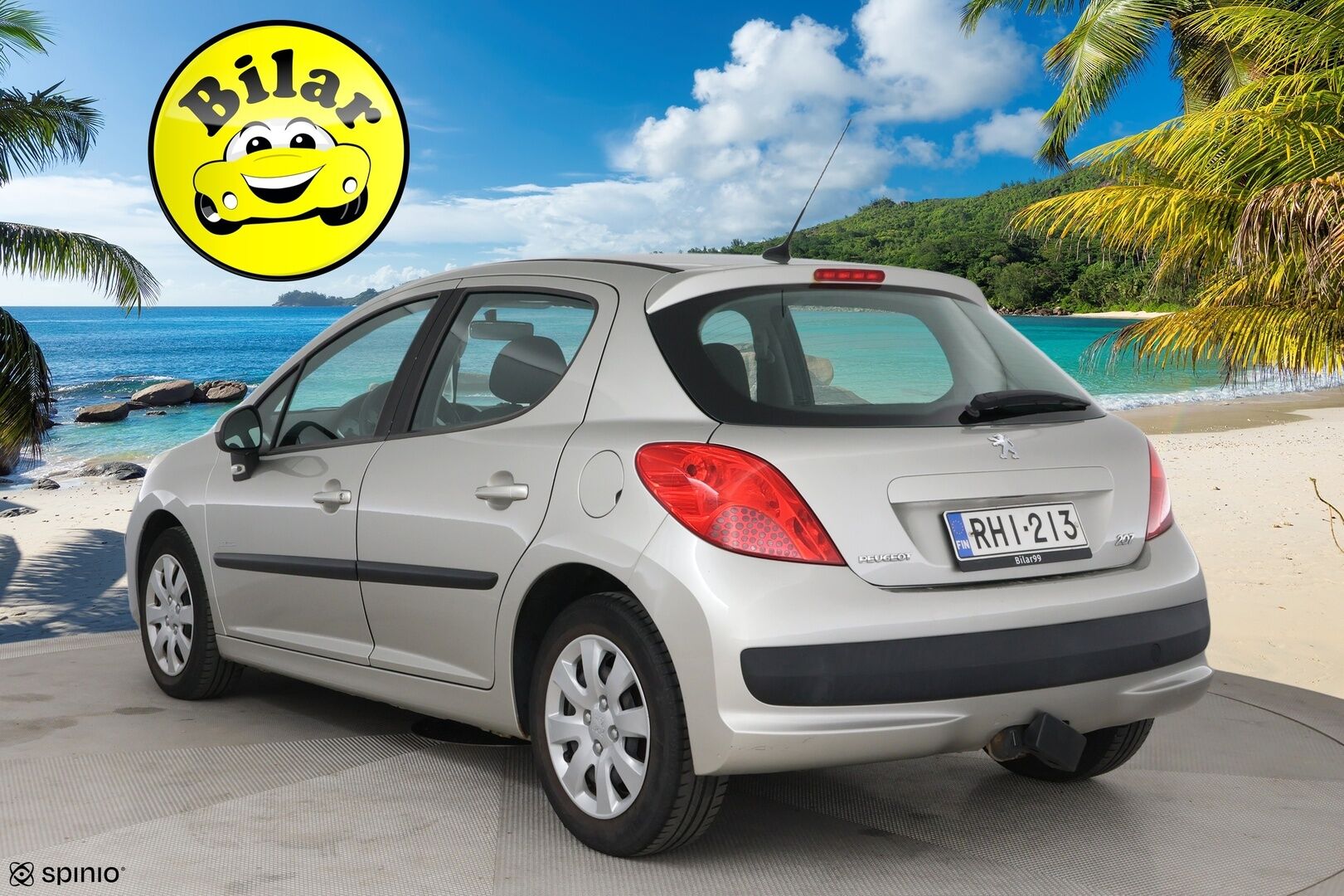 Peugeot 207 2009 Trendy VTi 95 5-ov. Platinum - | YritysOutlet - Myydään vain yrityksille | Suomi-auto | Koukku | Lohko+sisäp. | 2x renkaat & vanteet |