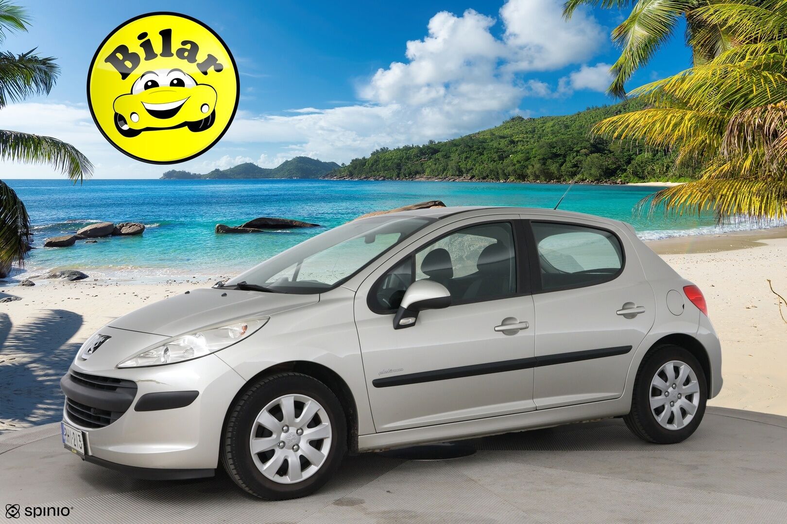 Peugeot 207 2009 Trendy VTi 95 5-ov. Platinum - | YritysOutlet - Myydään vain yrityksille | Suomi-auto | Koukku | Lohko+sisäp. | 2x renkaat & vanteet |