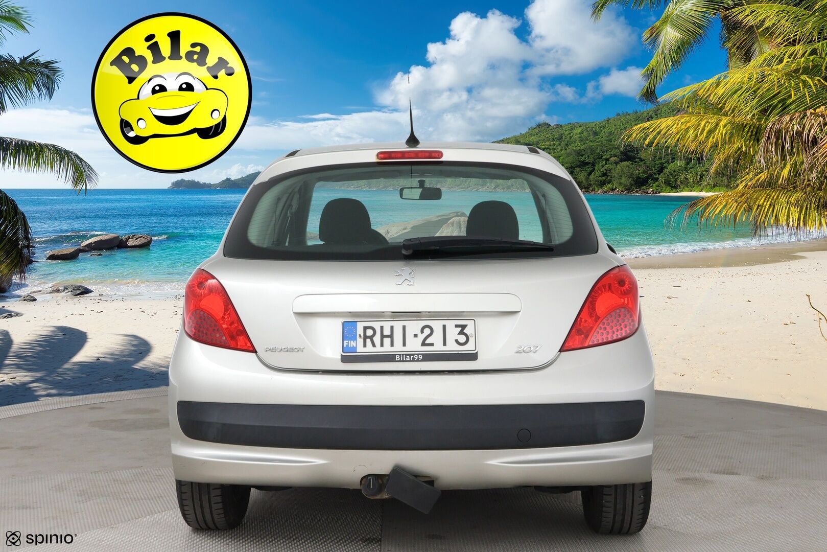 Peugeot 207 2009 Trendy VTi 95 5-ov. Platinum - | YritysOutlet - Myydään vain yrityksille | Suomi-auto | Koukku | Lohko+sisäp. | 2x renkaat & vanteet |